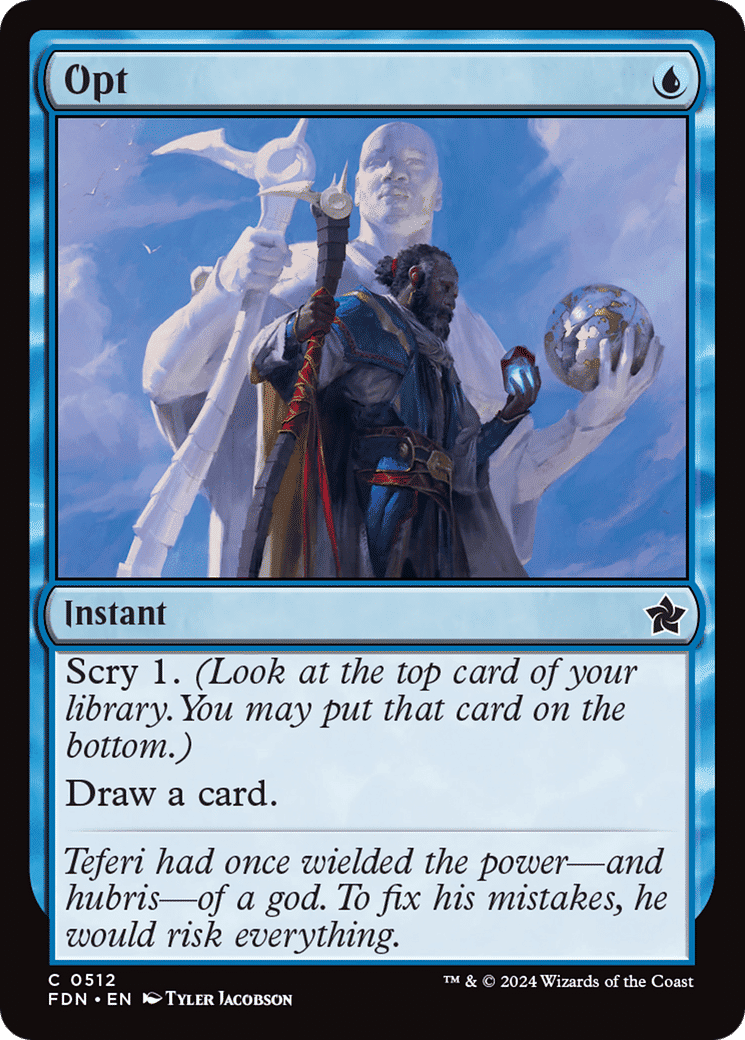 Opt — Foundations — Magic: The Gathering