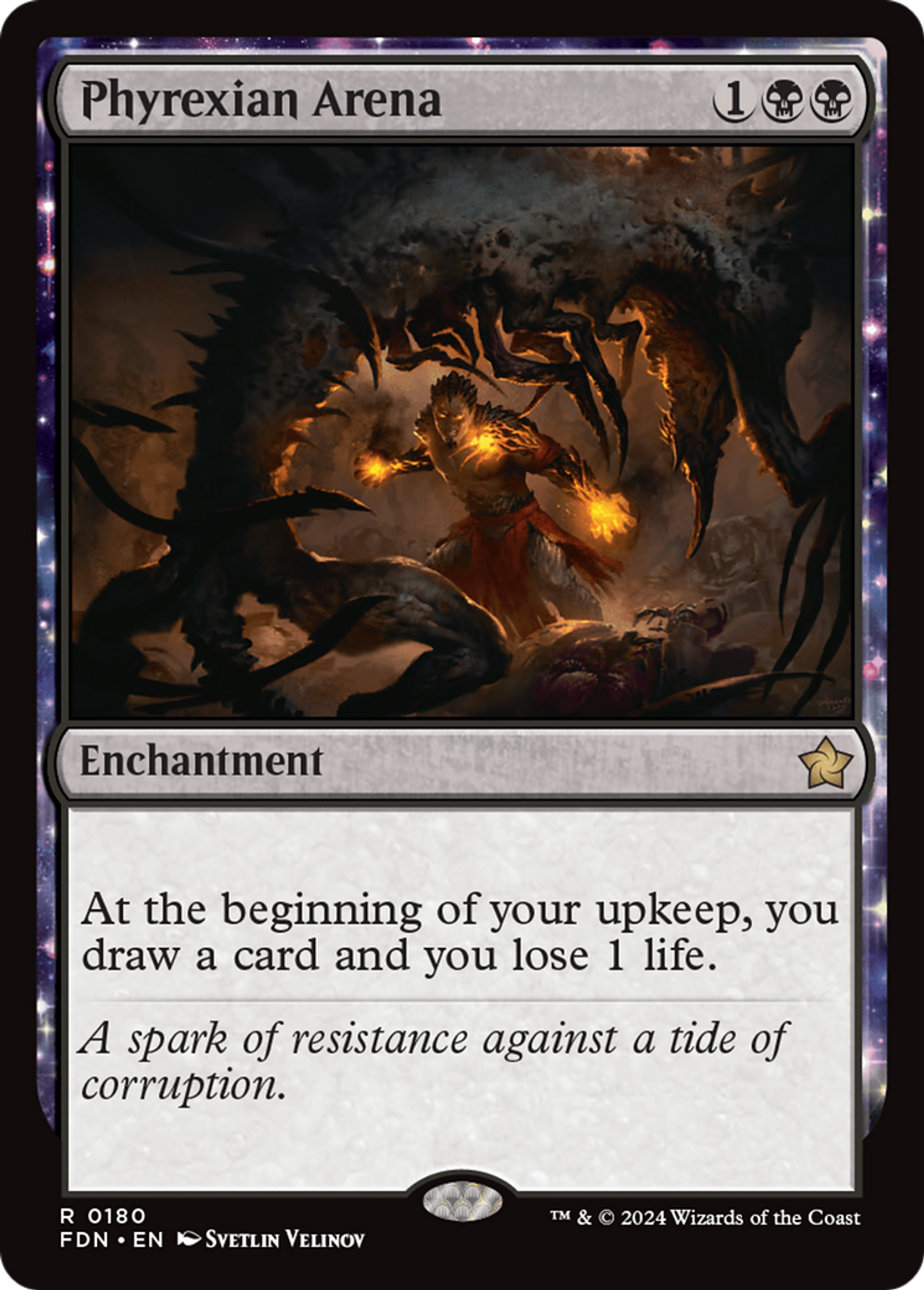 Phyrexian Arena — Foundations — Magic: The Gathering