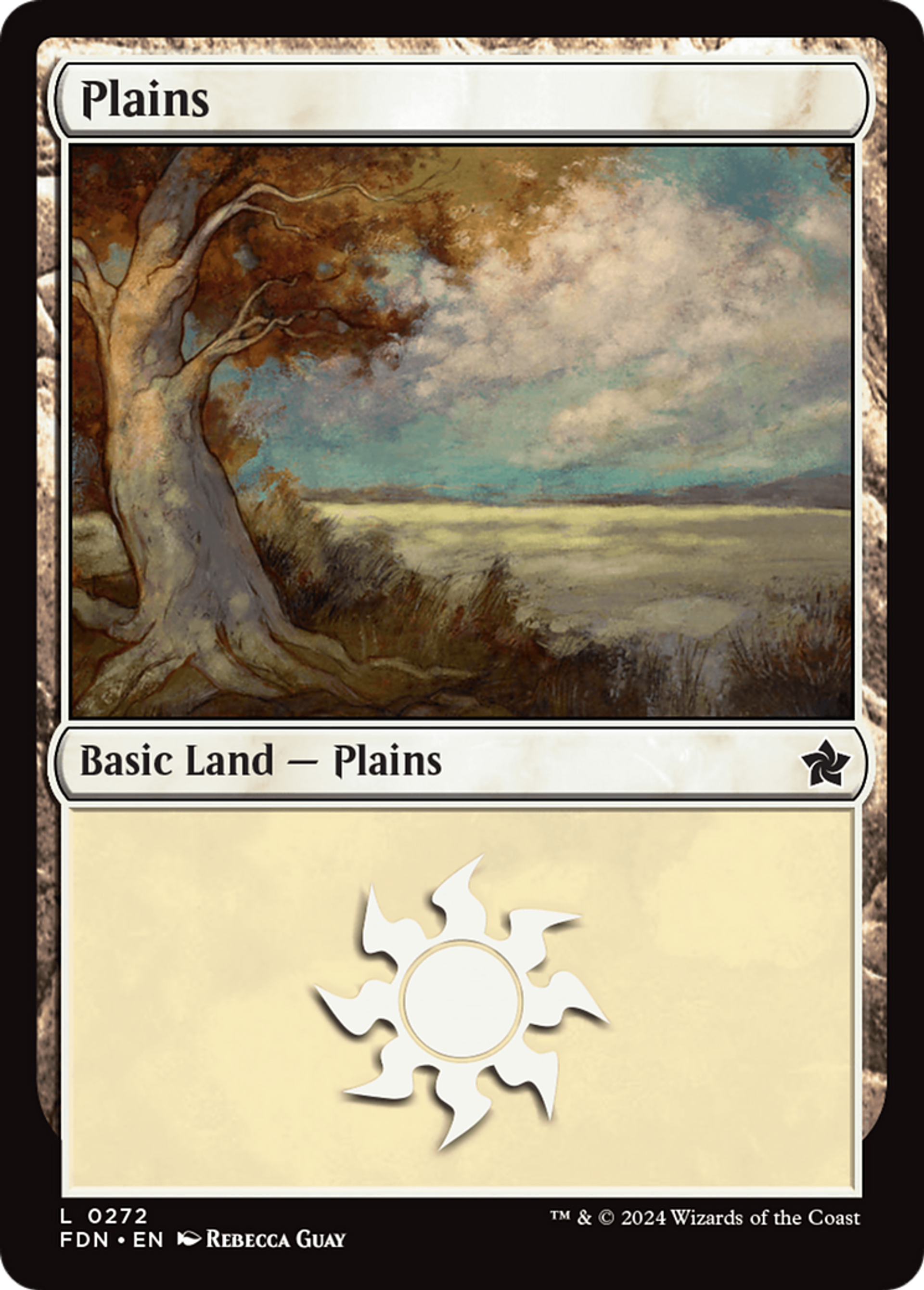 Plaine — Foundations — Magic: The Gathering