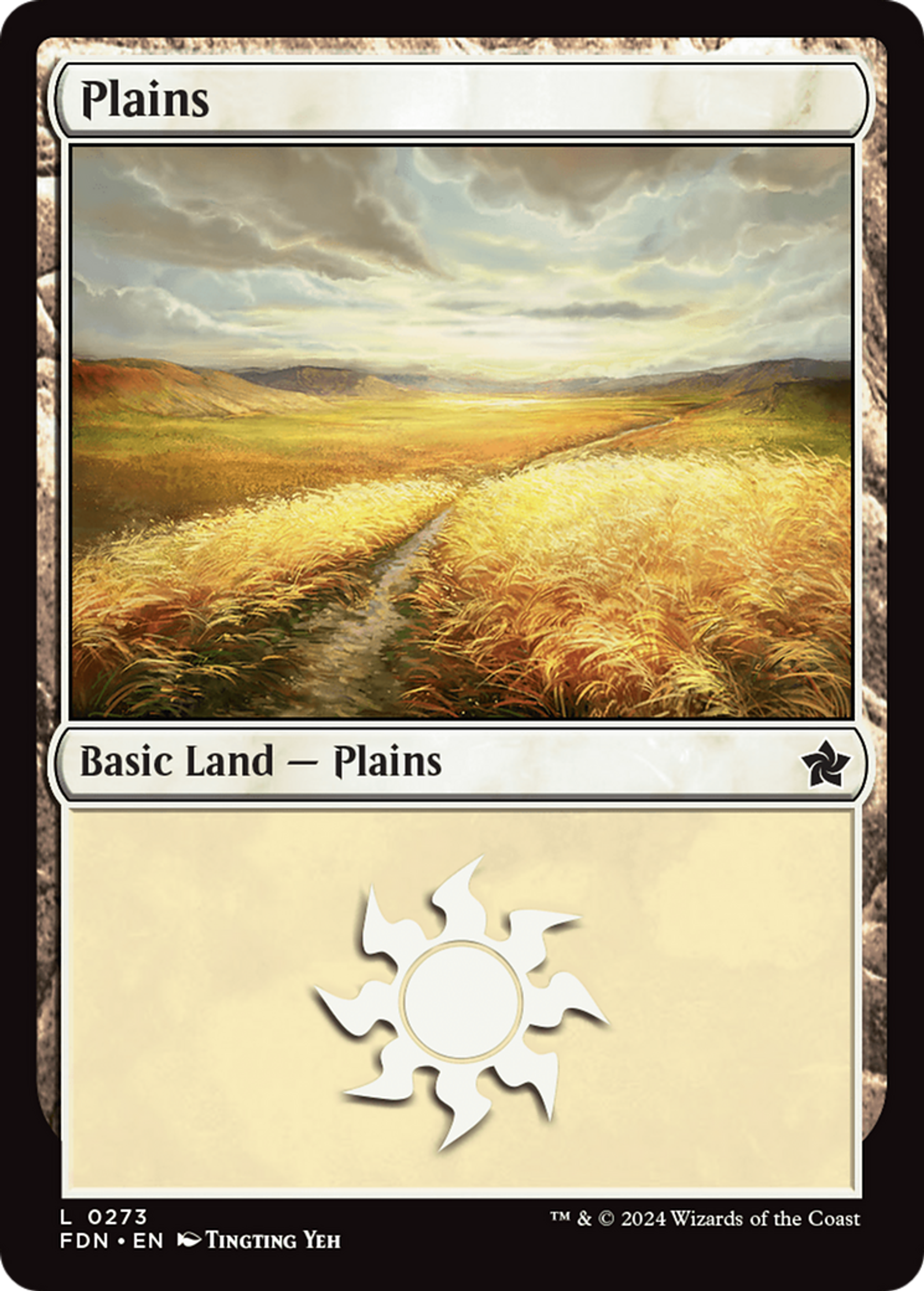 Plaine — Foundations — Magic: The Gathering