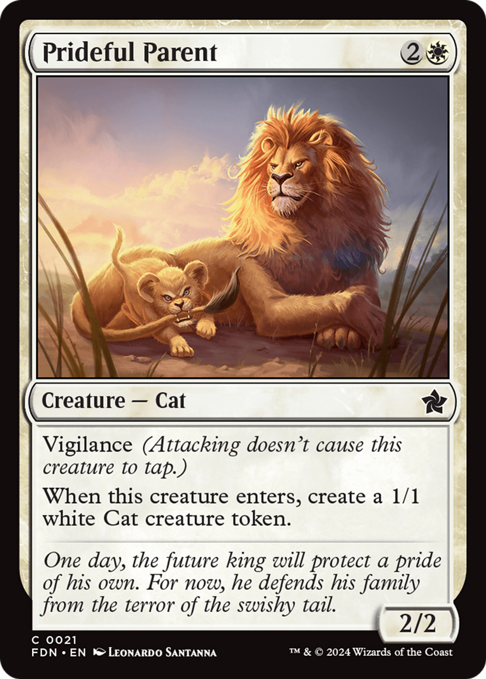 Fier parent — Foundations — Magic: The Gathering