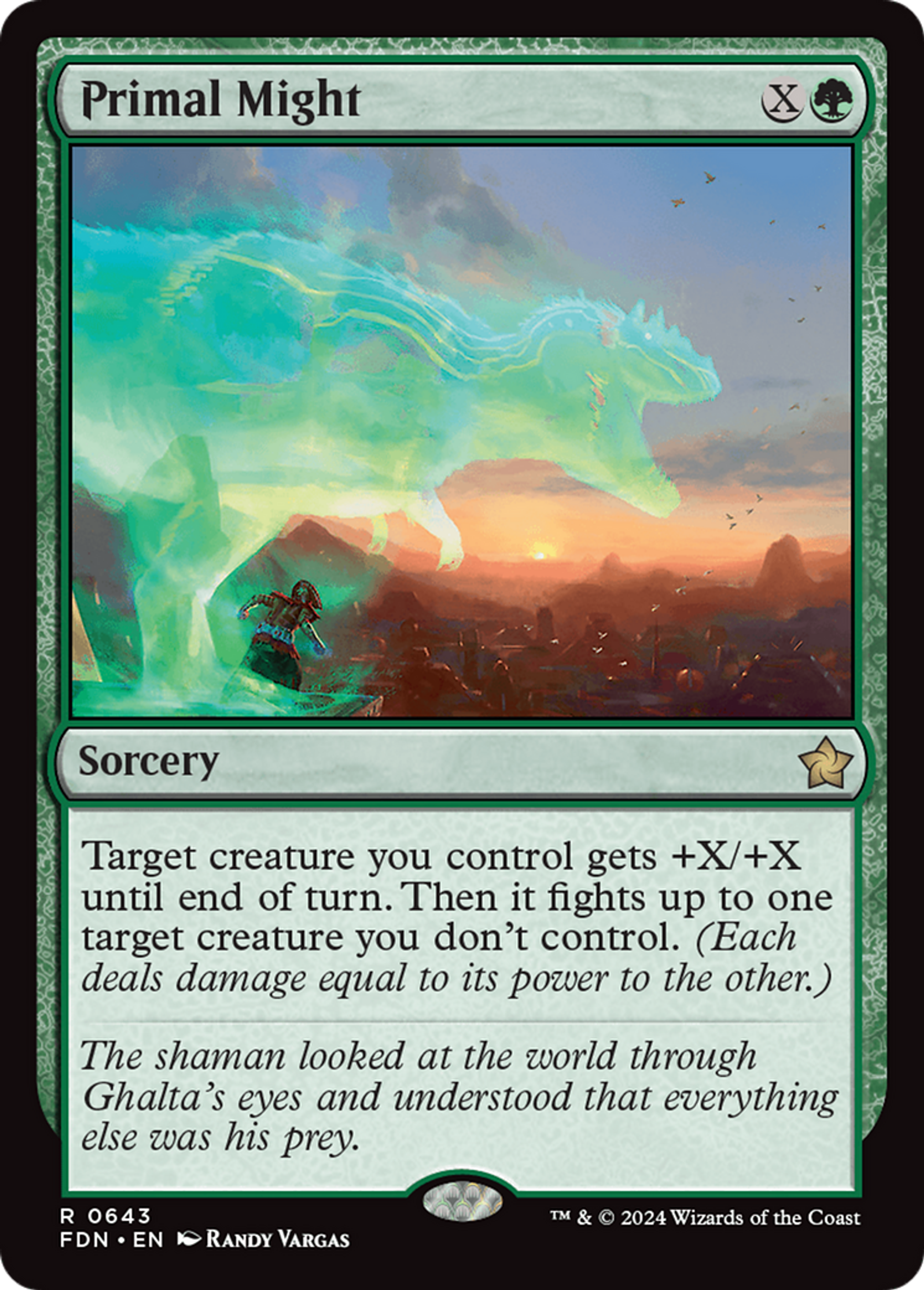 Puissance primordiale — Foundations — Magic: The Gathering