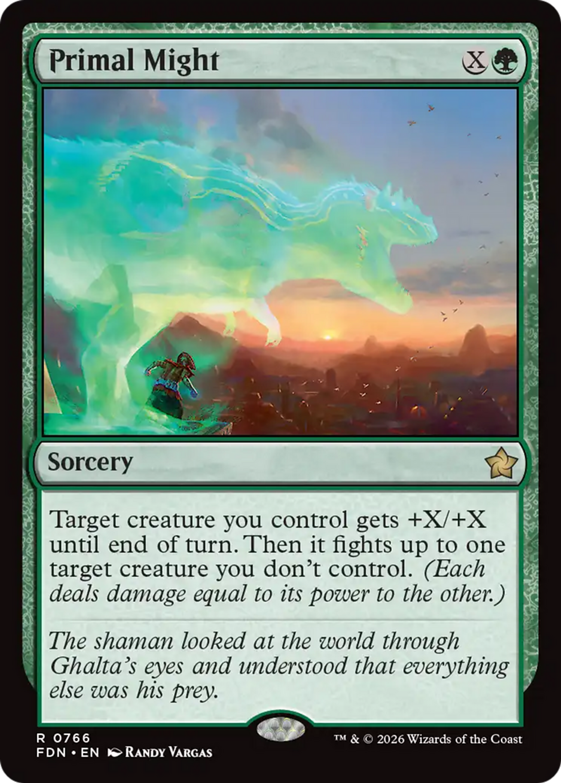 Puissance primordiale — Foundations — Magic: The Gathering
