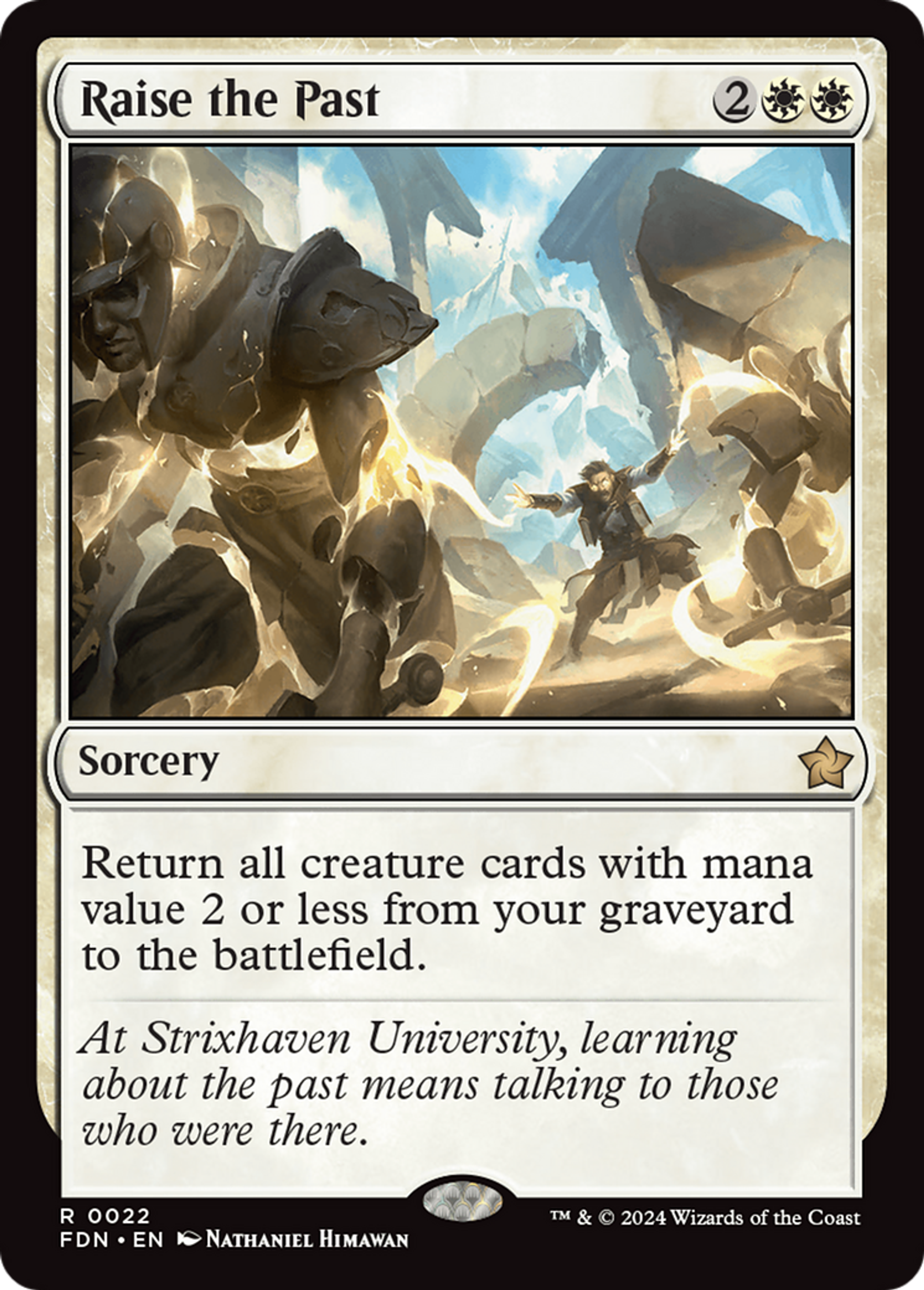 Ressasser le passé — Foundations — Magic: The Gathering