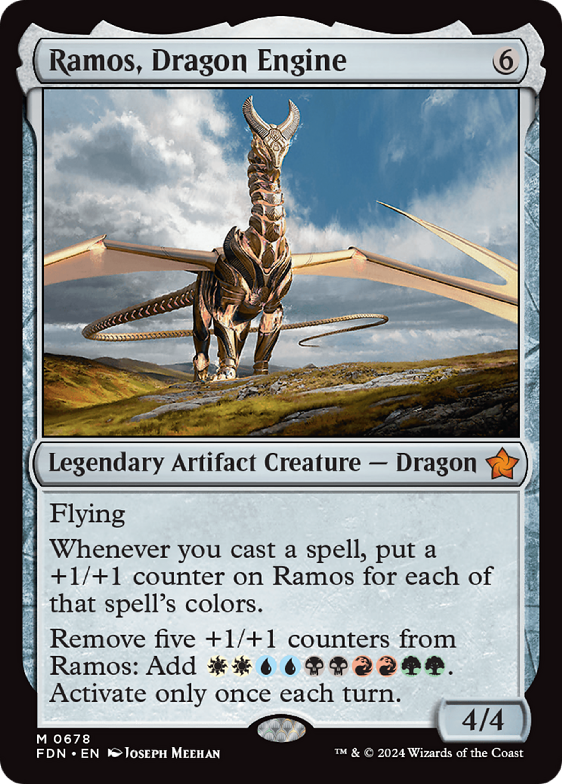 Ramos, dragon-machine — Foundations — Magic: The Gathering
