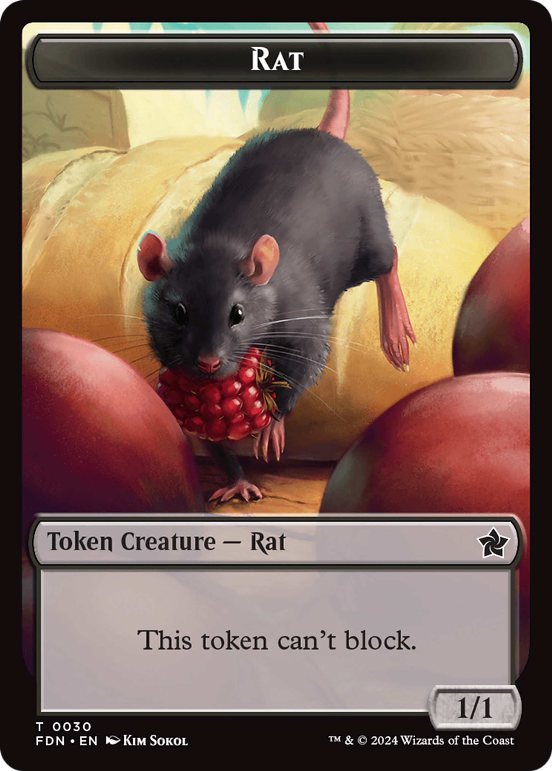 Rat — Foundations — Magic: The Gathering