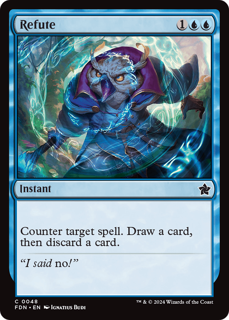 Refute — Foundations — Magic: The Gathering