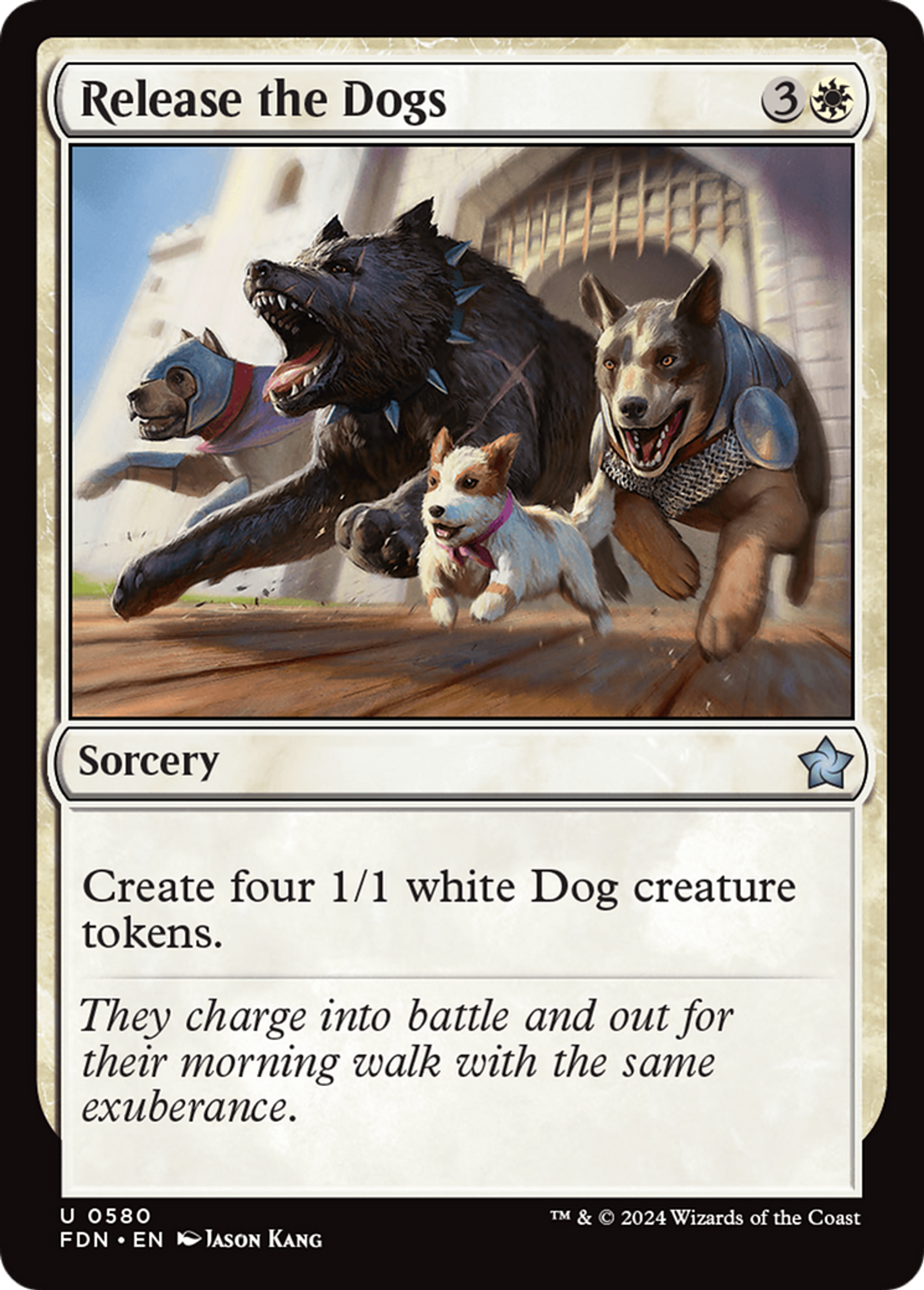 Lâcher les chiens — Foundations — Magic: The Gathering
