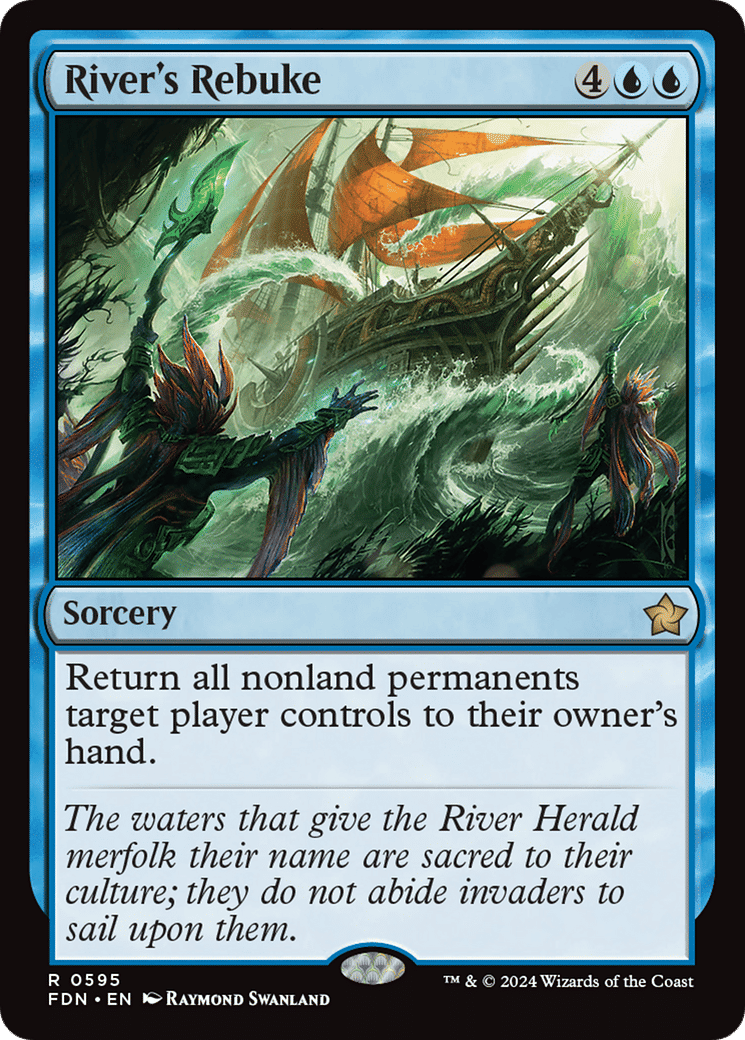 River's Rebuke — Foundations — Magic: The Gathering