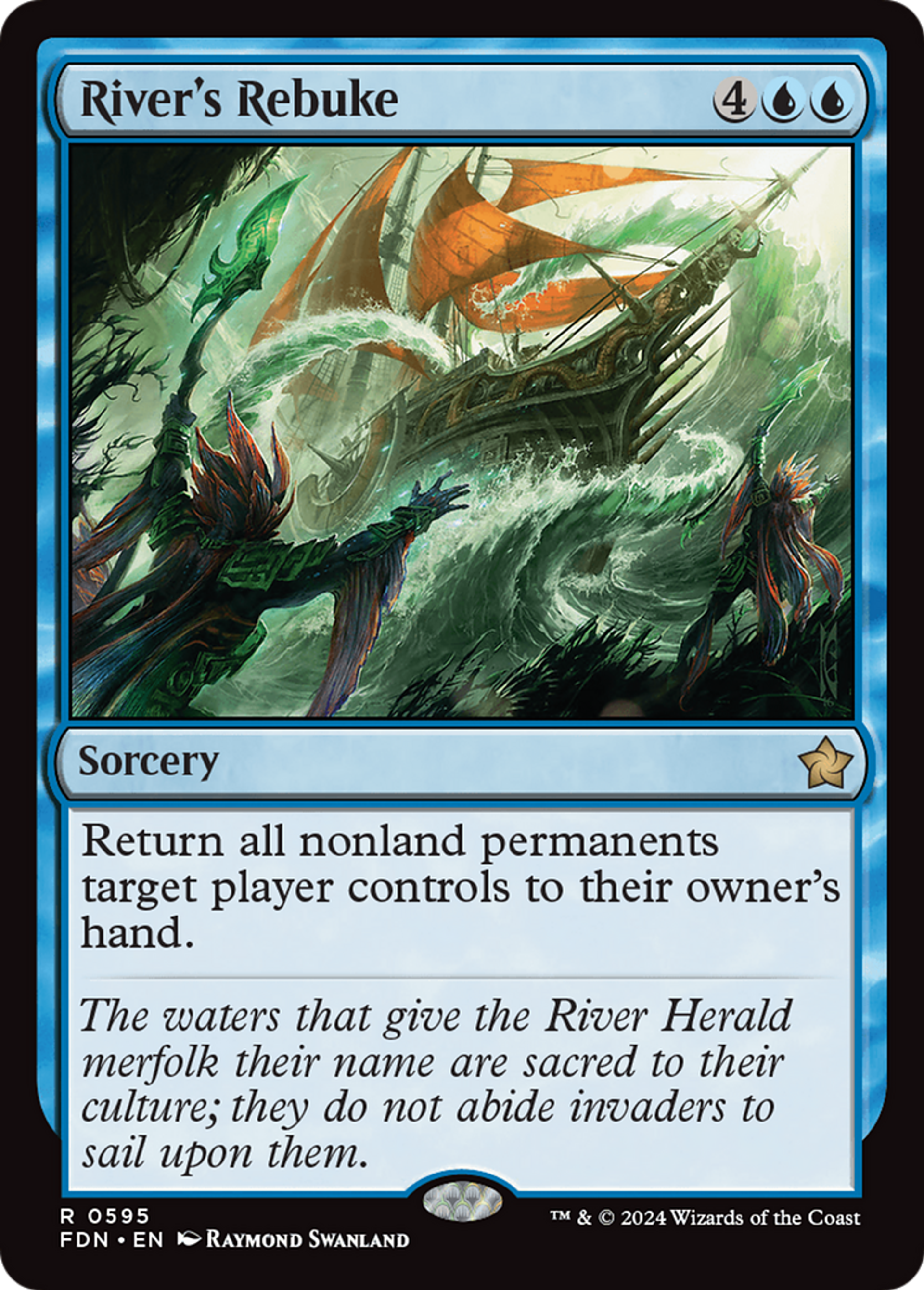 Blâme du fleuve — Foundations — Magic: The Gathering