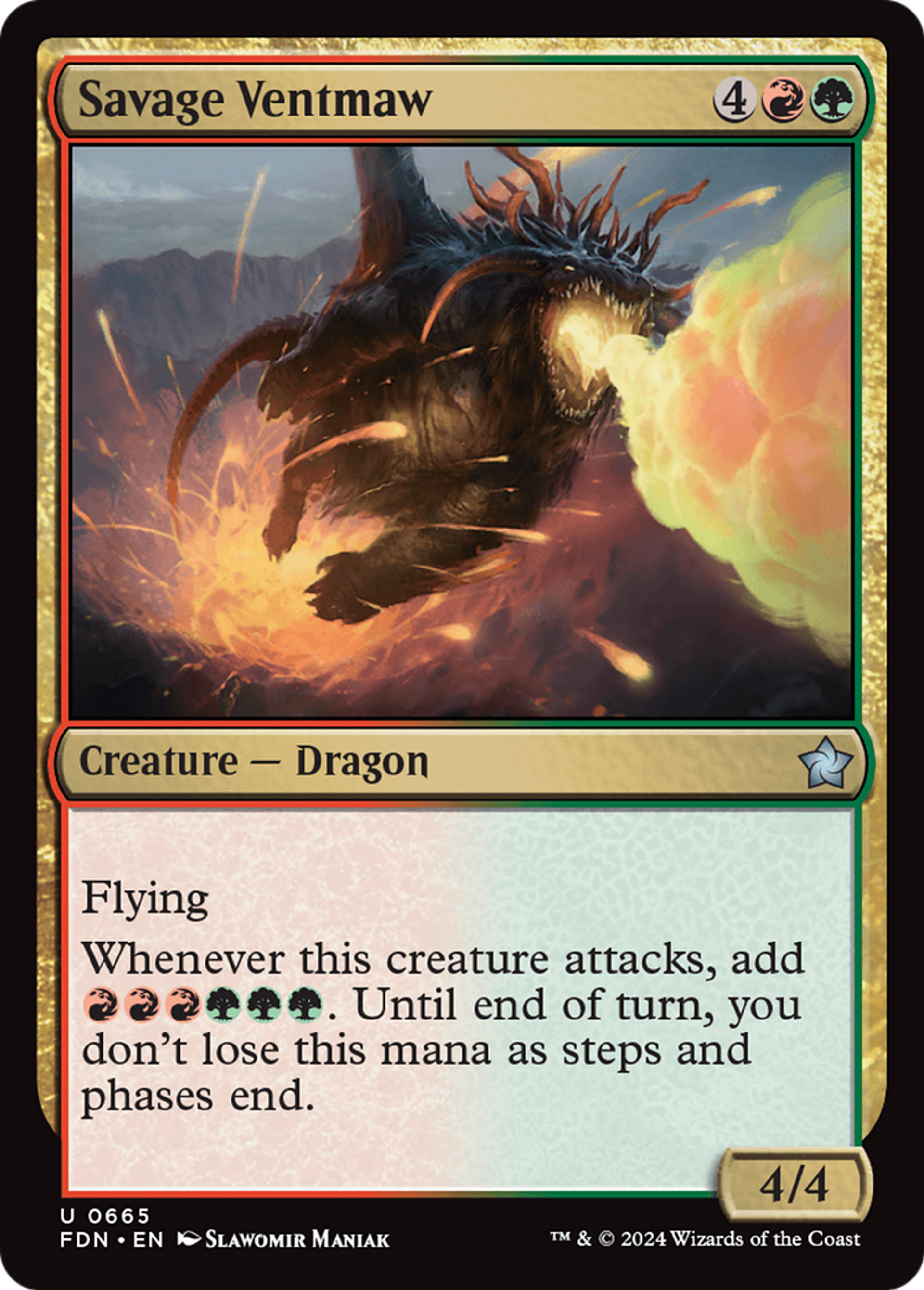 Ventegueule sauvage — Foundations — Magic: The Gathering