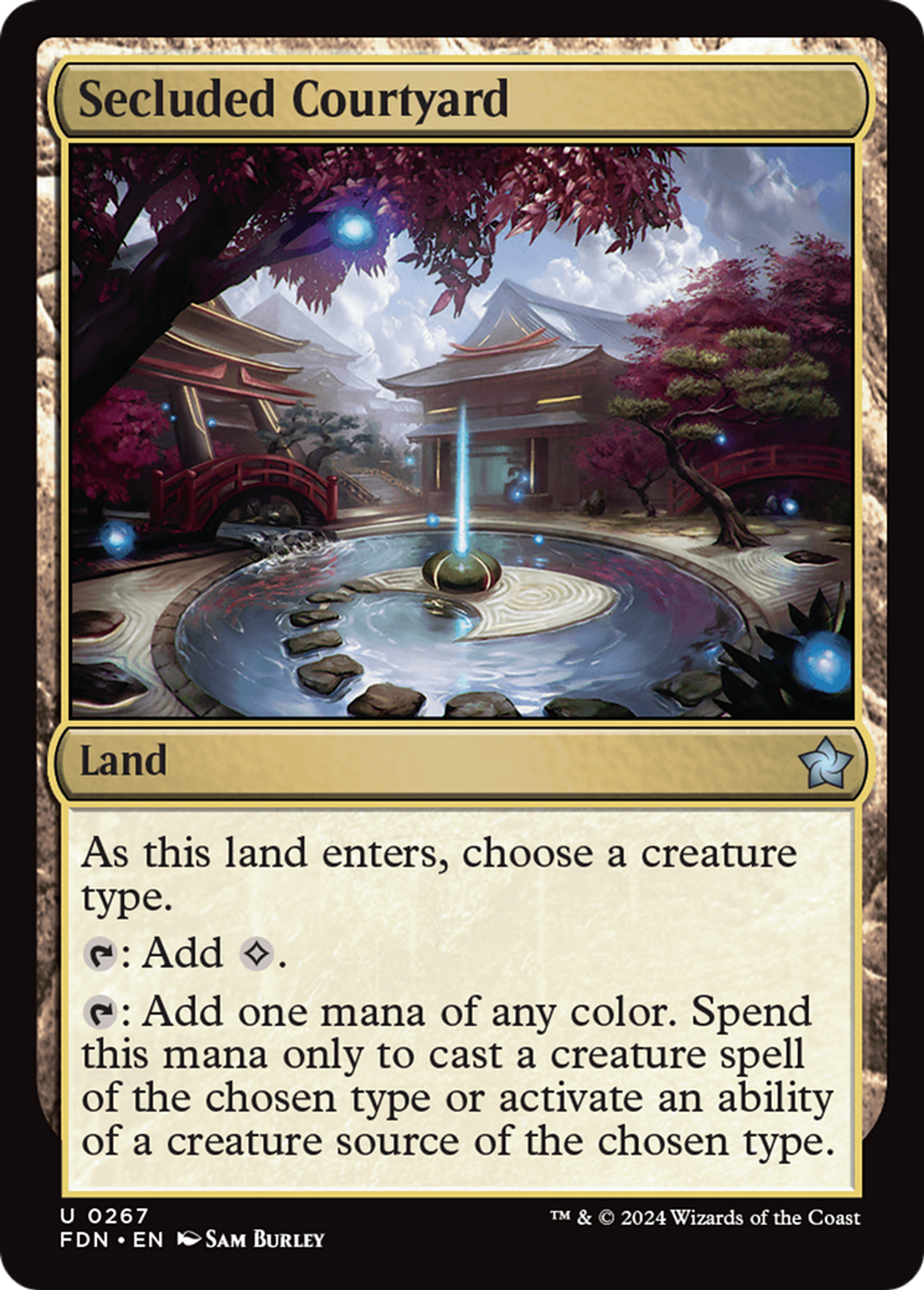 Cour retirée — Foundations — Magic: The Gathering