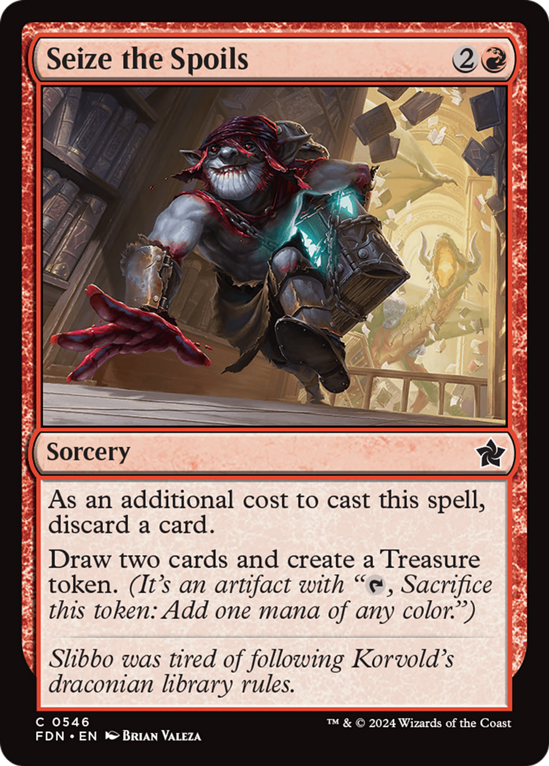 S'emparer du butin — Foundations — Magic: The Gathering