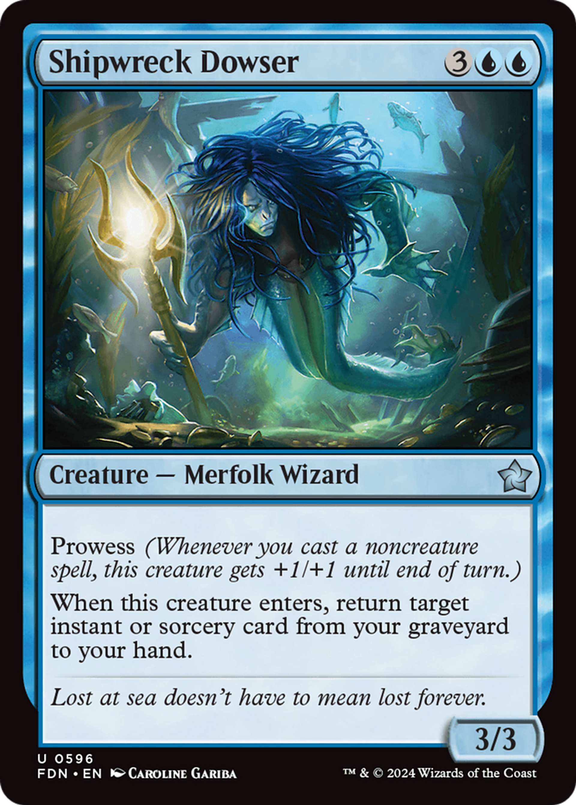 Sourcier des épaves — Foundations — Magic: The Gathering
