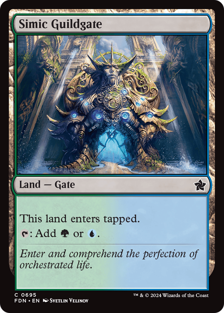 Simic Guildgate — Foundations — Magic: The Gathering