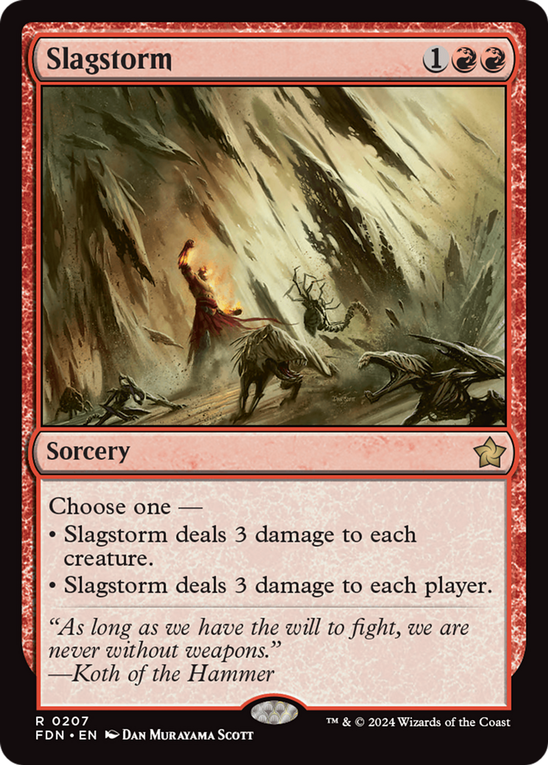 Tempête de scories — Foundations — Magic: The Gathering