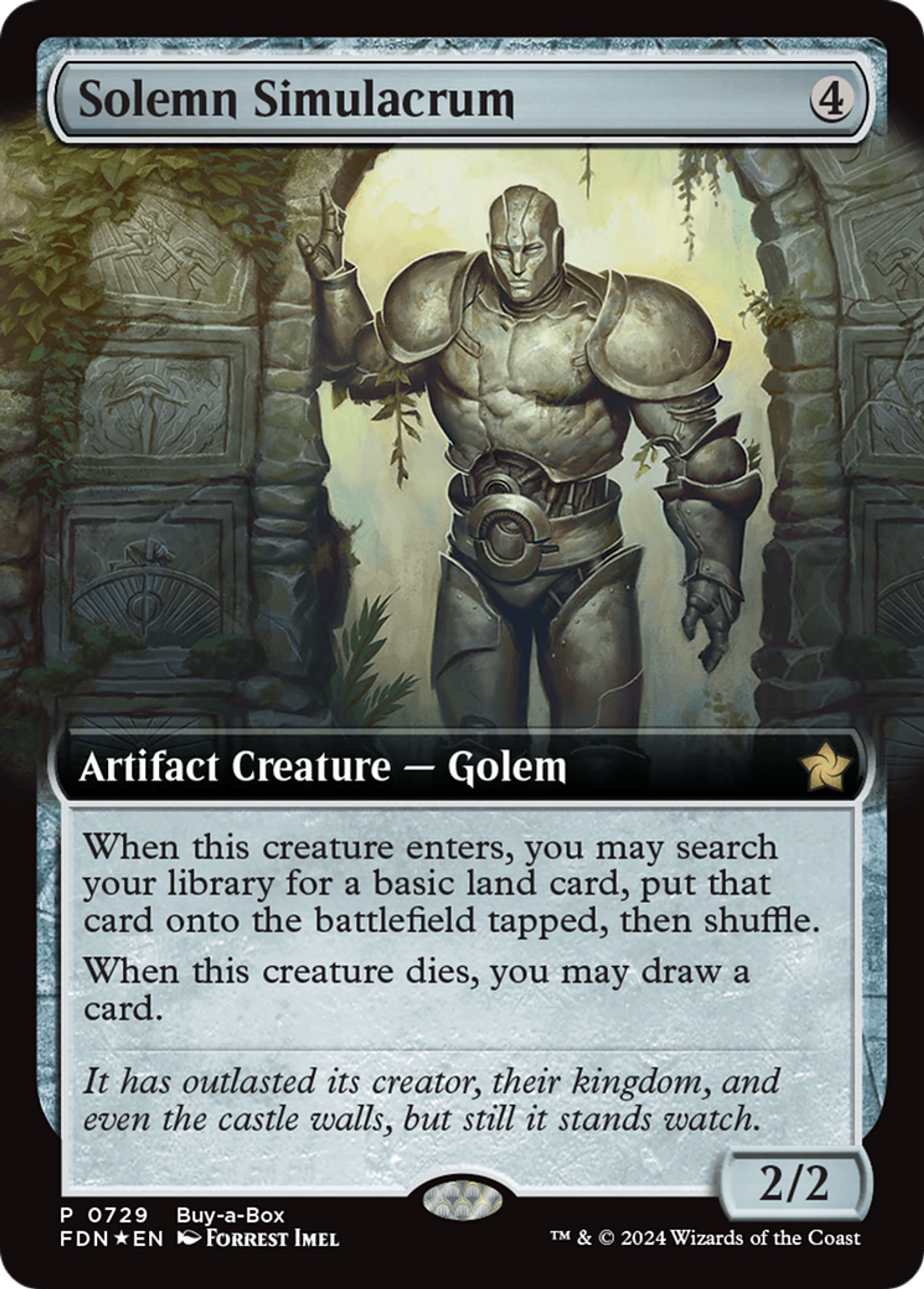 Simulacre solennel — Foundations — Magic: The Gathering