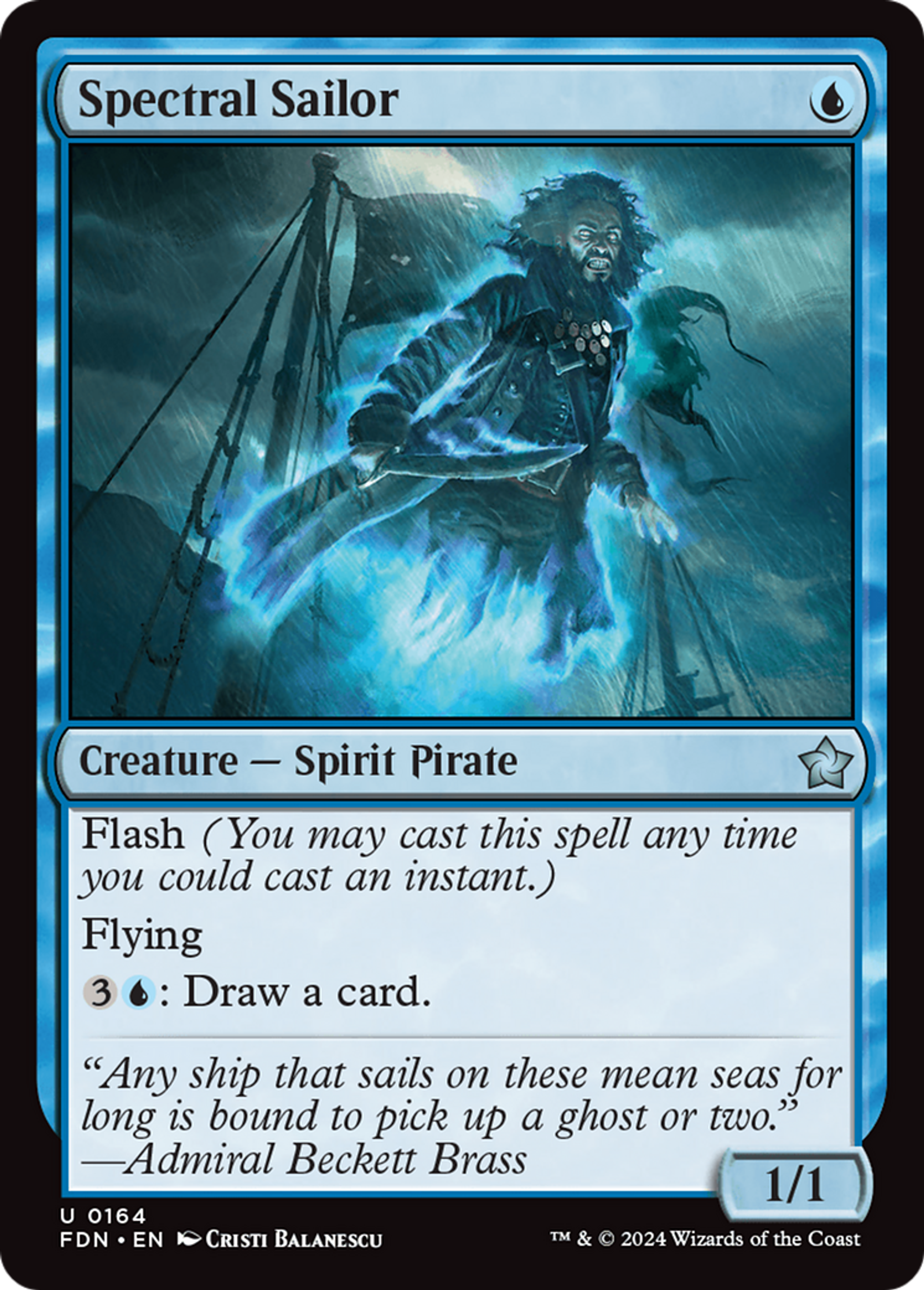 Marin spectral — Foundations — Magic: The Gathering