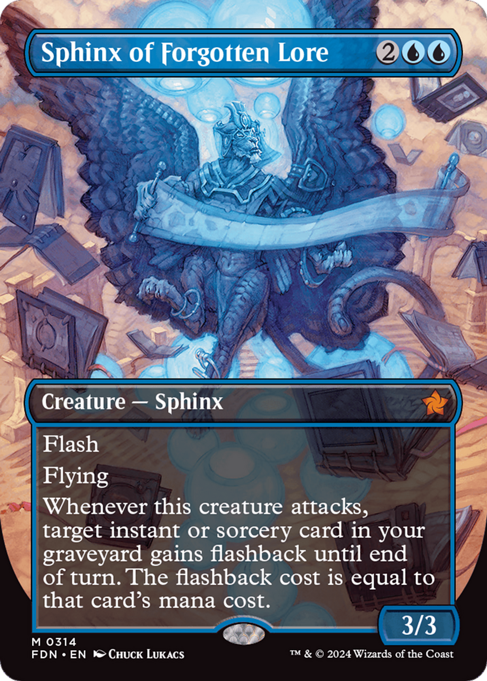 Sphinx de la sapience oubliée — Foundations — Magic: The Gathering