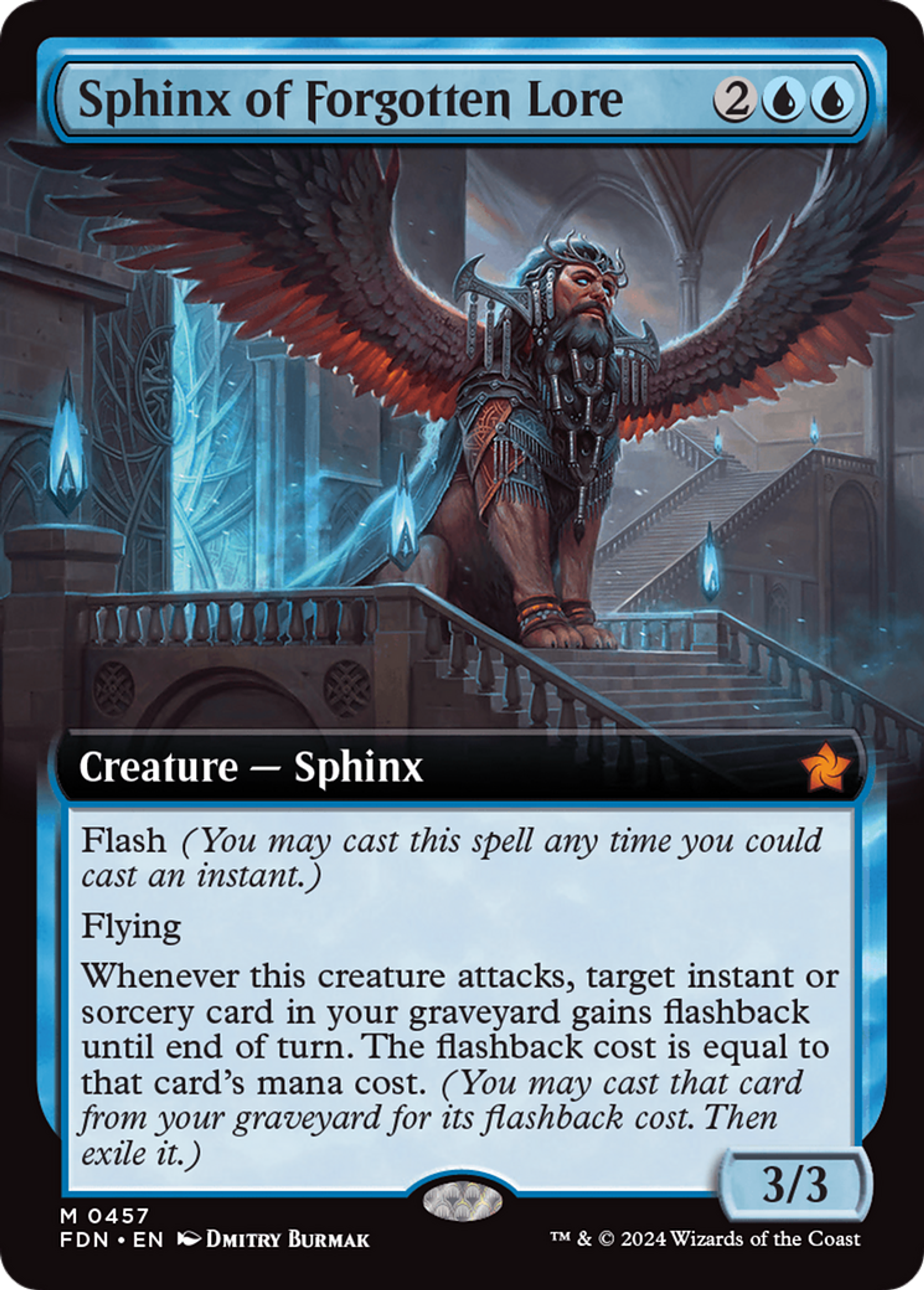 Sphinx de la sapience oubliée — Foundations — Magic: The Gathering