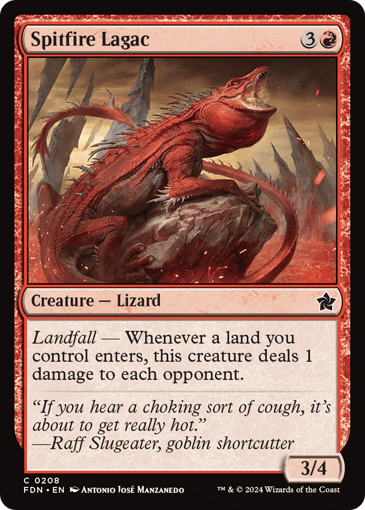Spitfire Lagac — Foundations — Magic: The Gathering