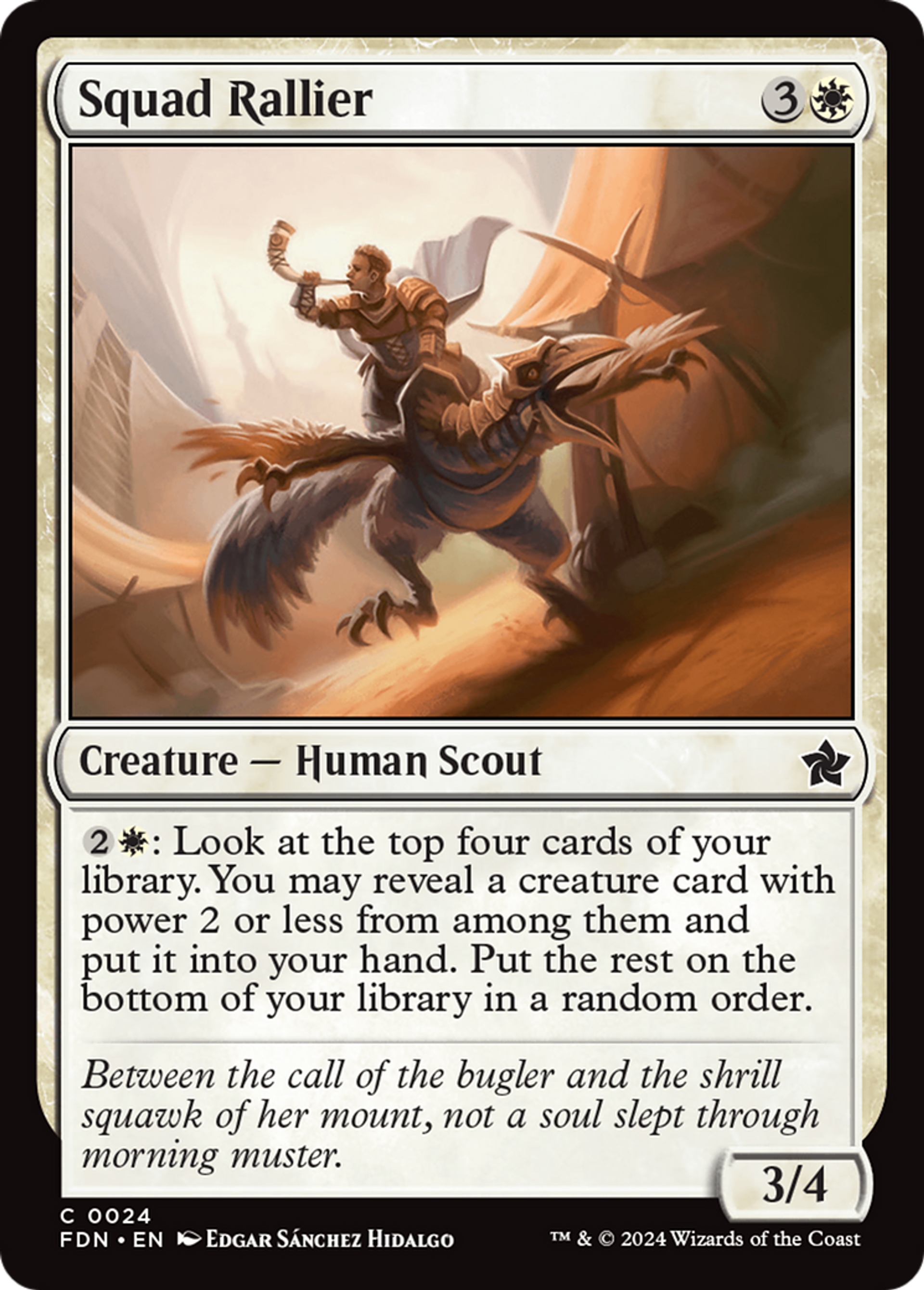 Rallieuse de l'escouade — Foundations — Magic: The Gathering