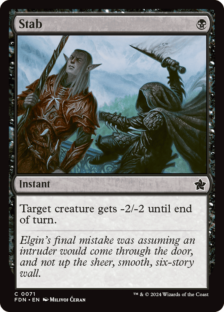 Stab — Foundations — Magic: The Gathering
