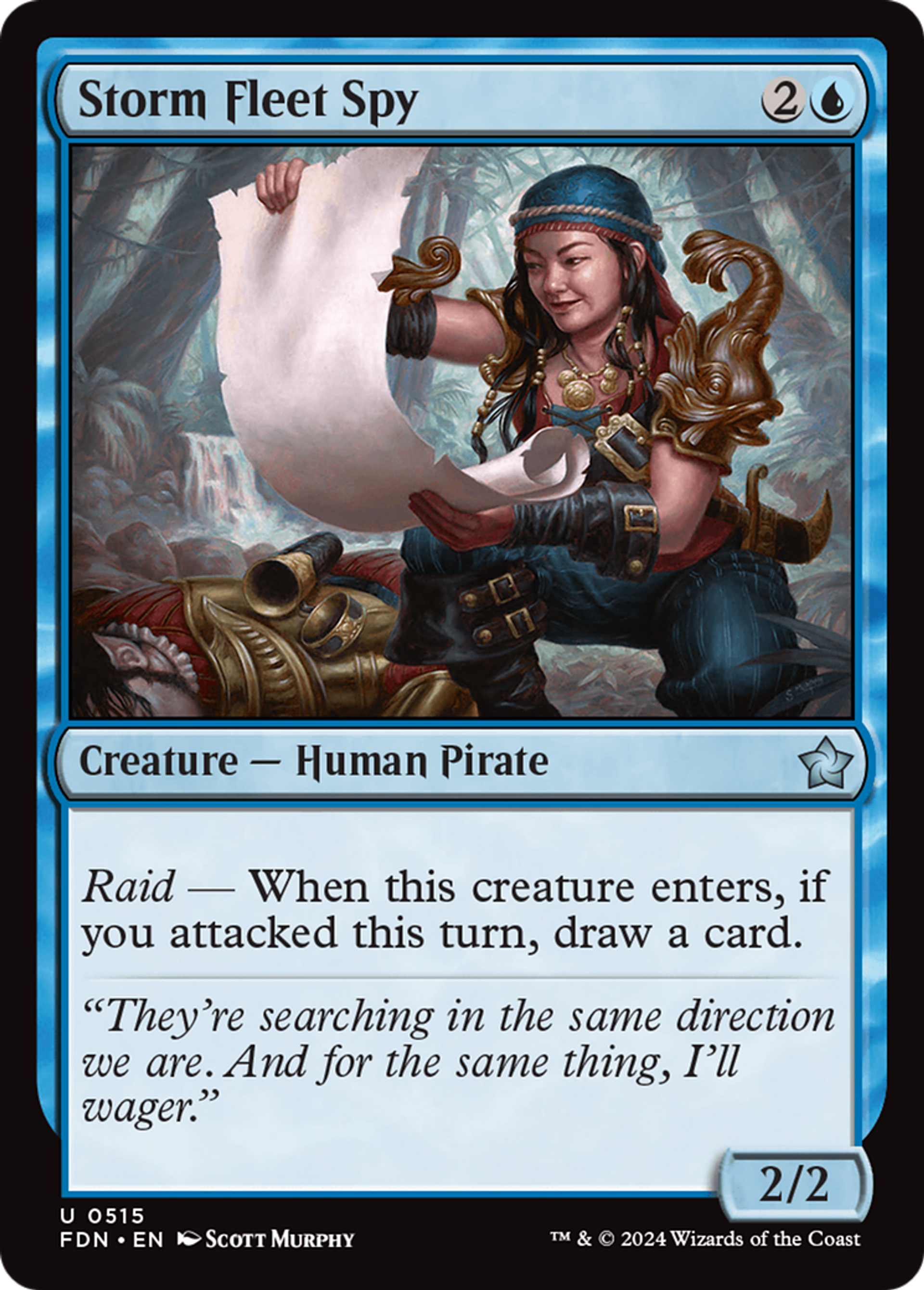 Storm Fleet Spy — Foundations — Magic: The Gathering