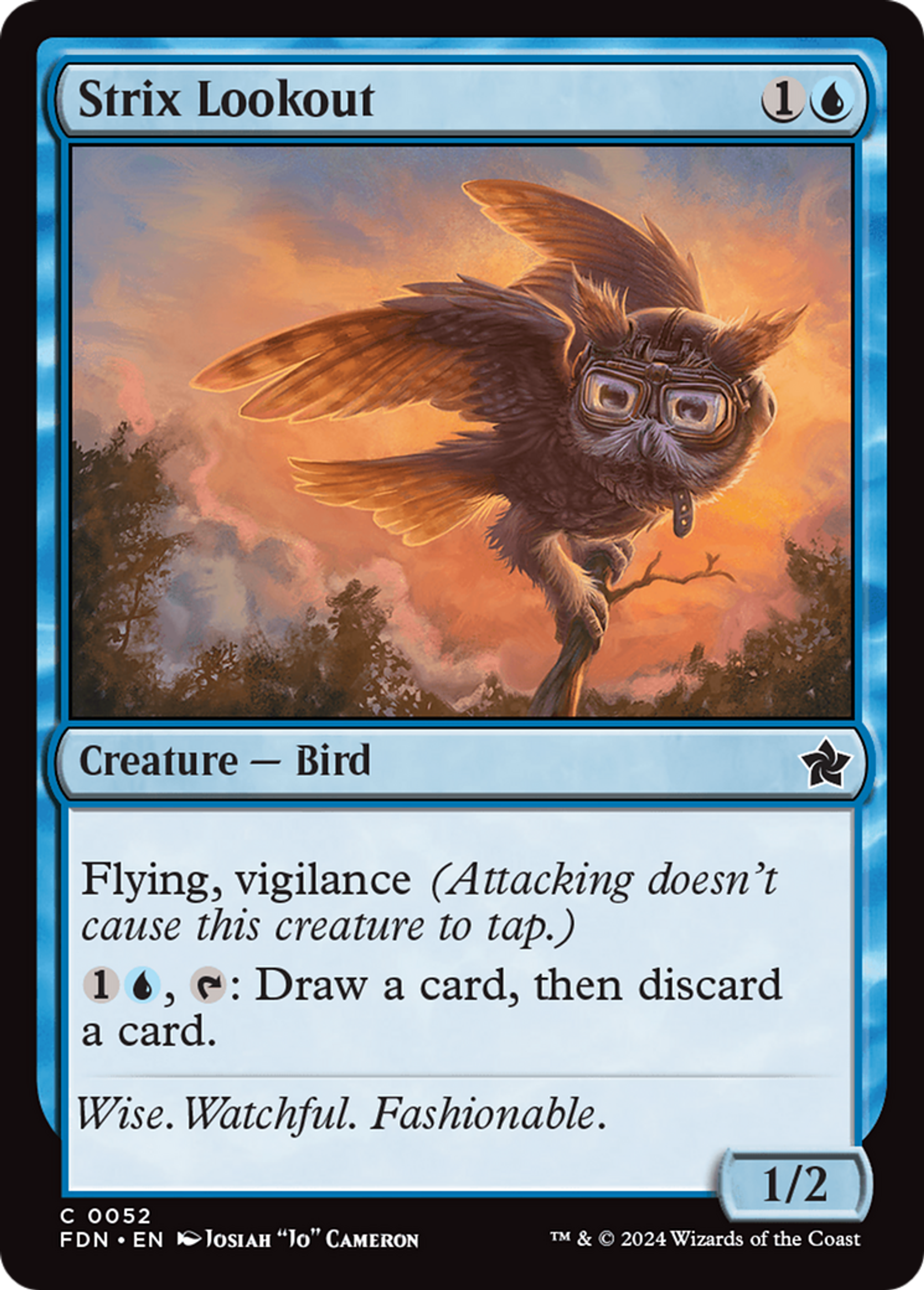 Vigie strix — Foundations — Magic: The Gathering