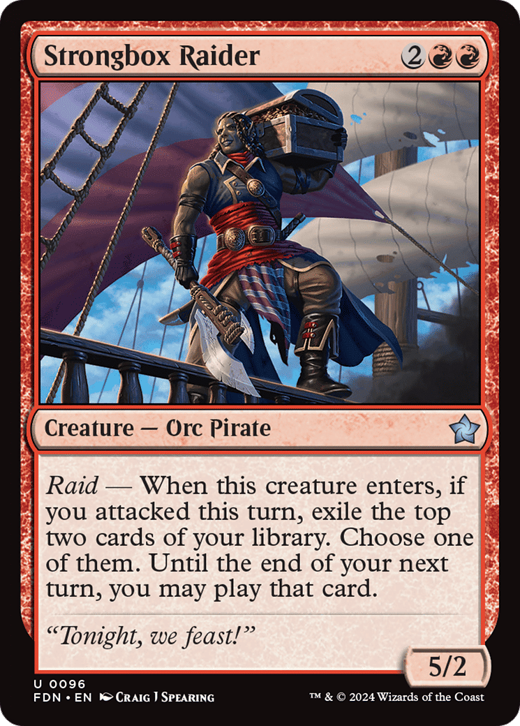 Strongbox Raider — Foundations — Magic: The Gathering