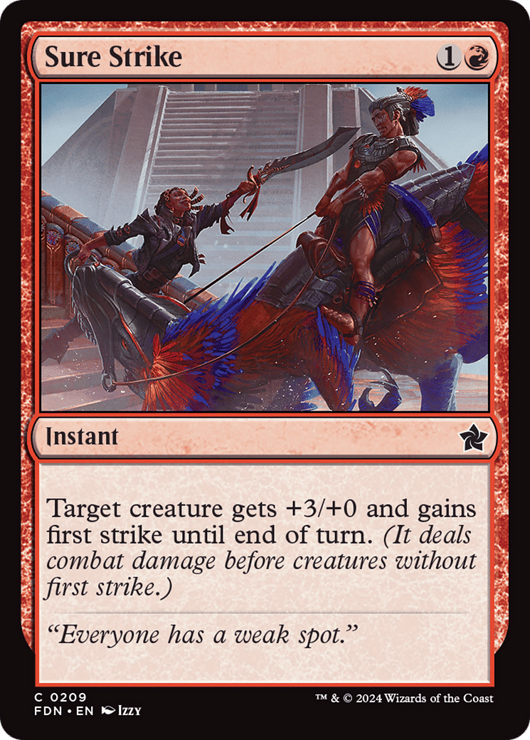 Sure Strike — Foundations — Magic: The Gathering