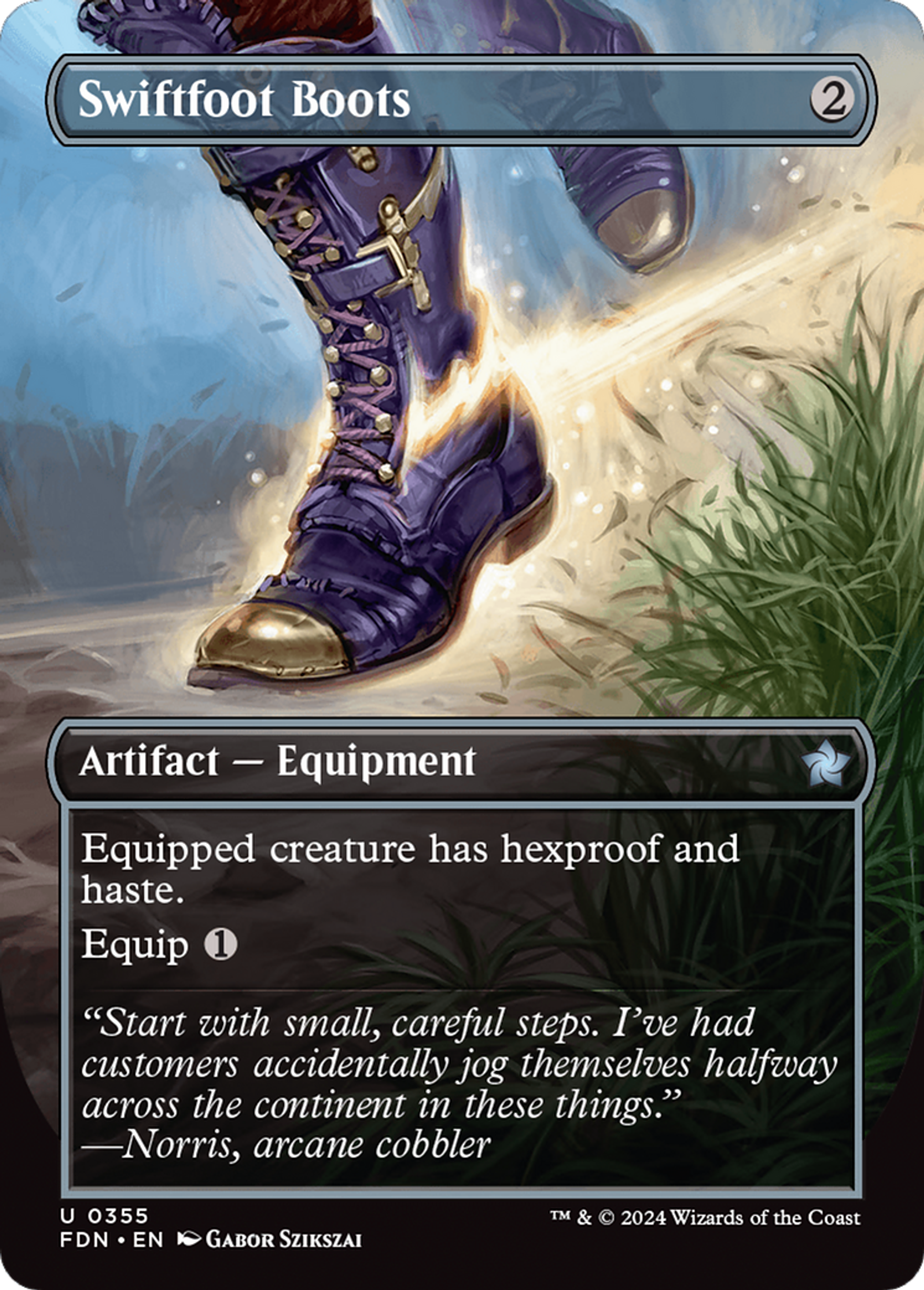 Bottes de piedagile — Foundations — Magic: The Gathering