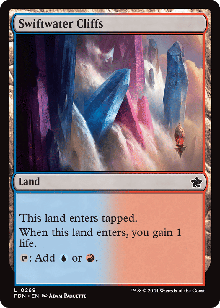Swiftwater Cliffs — Foundations — Magic: The Gathering