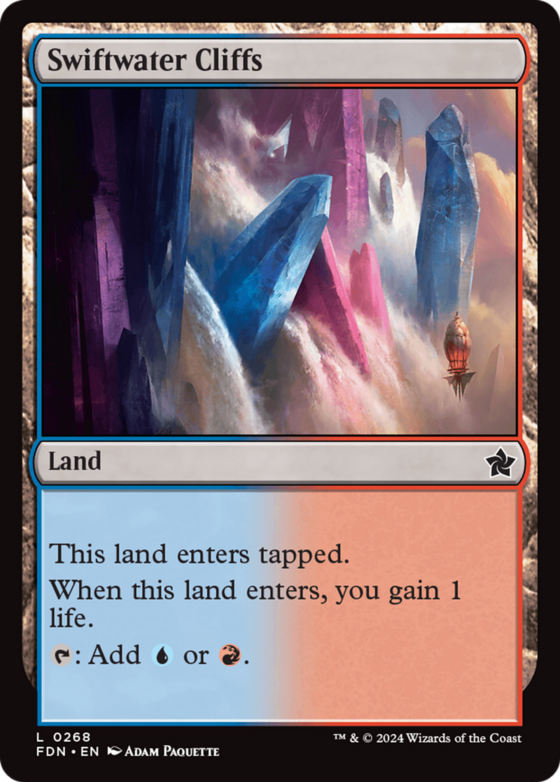 Falaises des eaux vives — Foundations — Magic: The Gathering