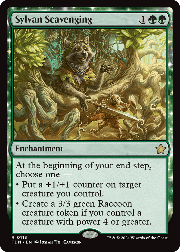 Sylvan Scavenging — Foundations — Magic: The Gathering