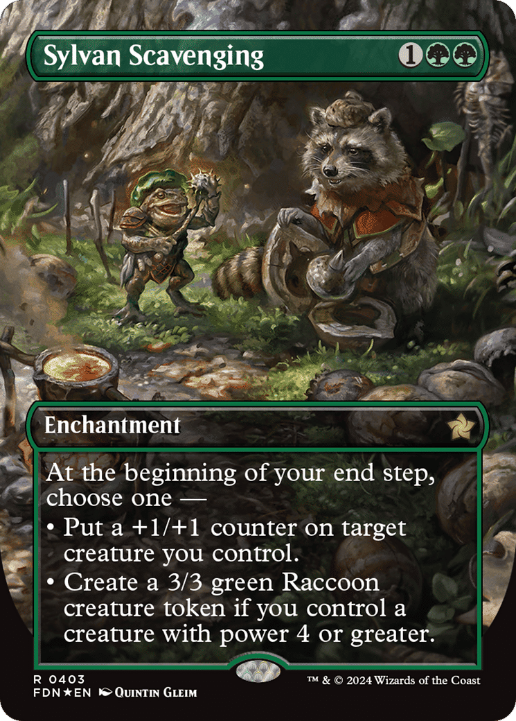 Sylvan Scavenging — Foundations — Magic: The Gathering