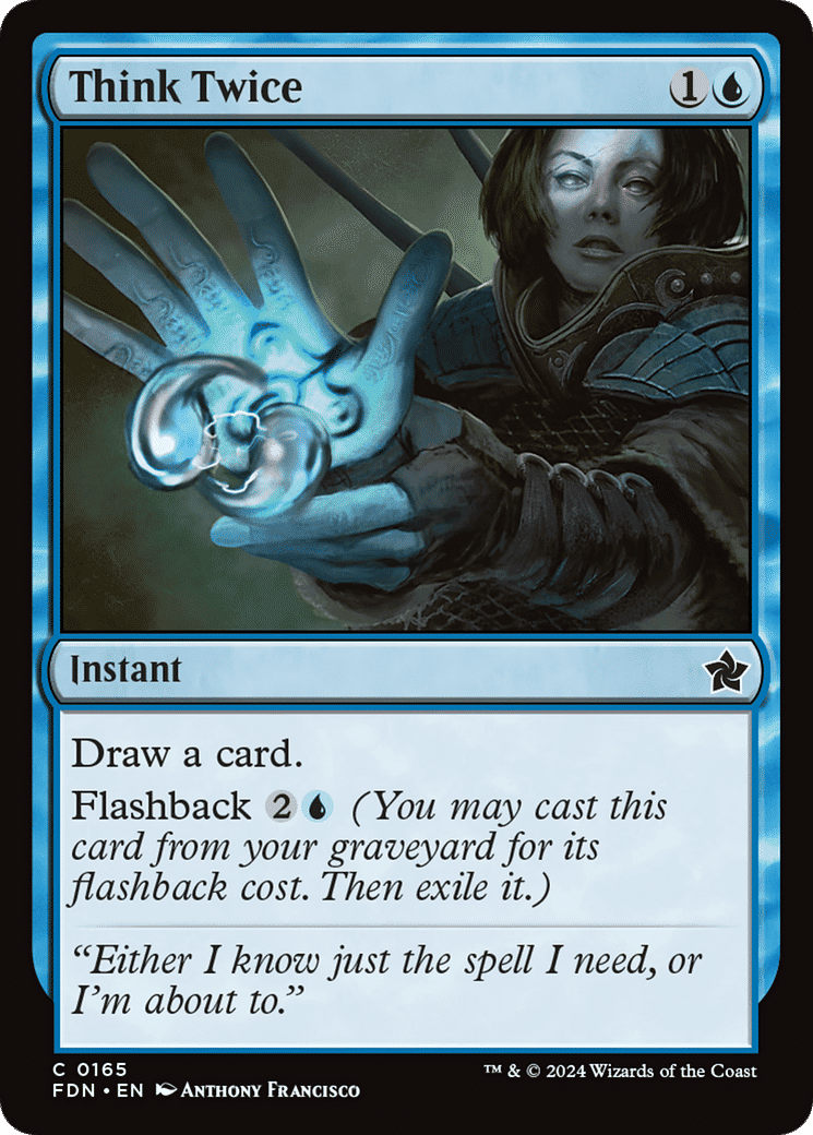 Think Twice — Foundations — Magic: The Gathering