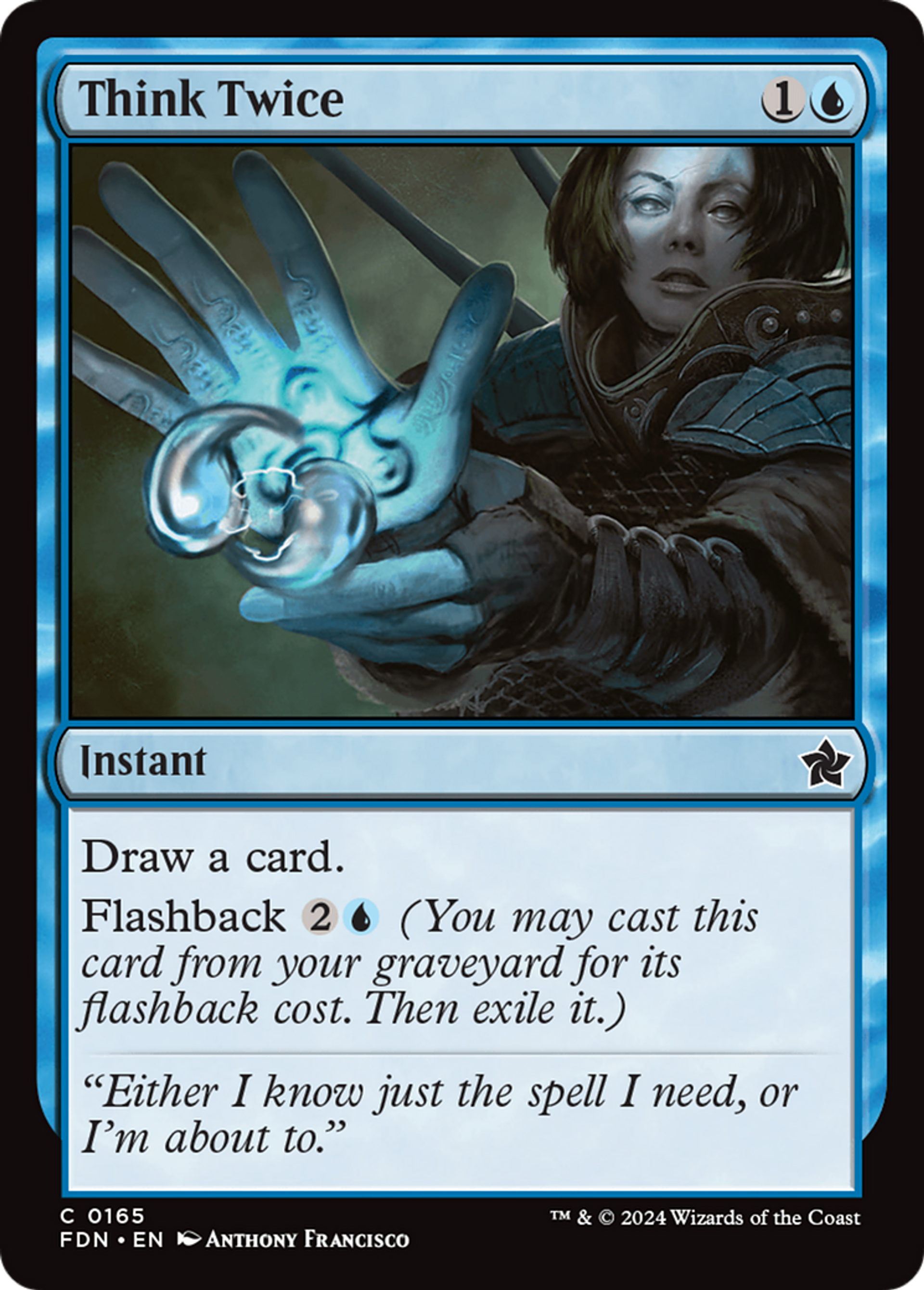 Réfléchir à deux fois — Foundations — Magic: The Gathering