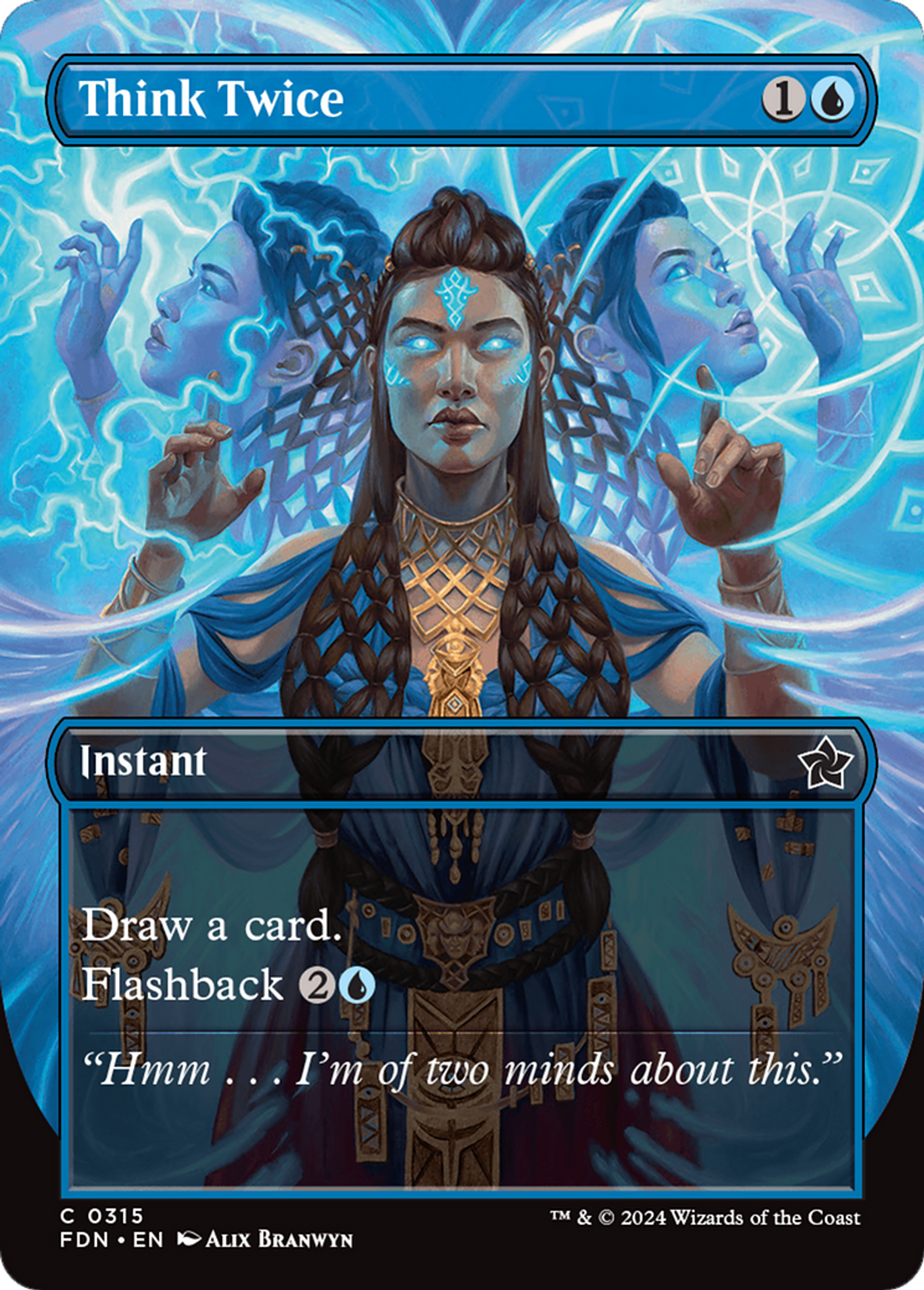 Réfléchir à deux fois — Foundations — Magic: The Gathering