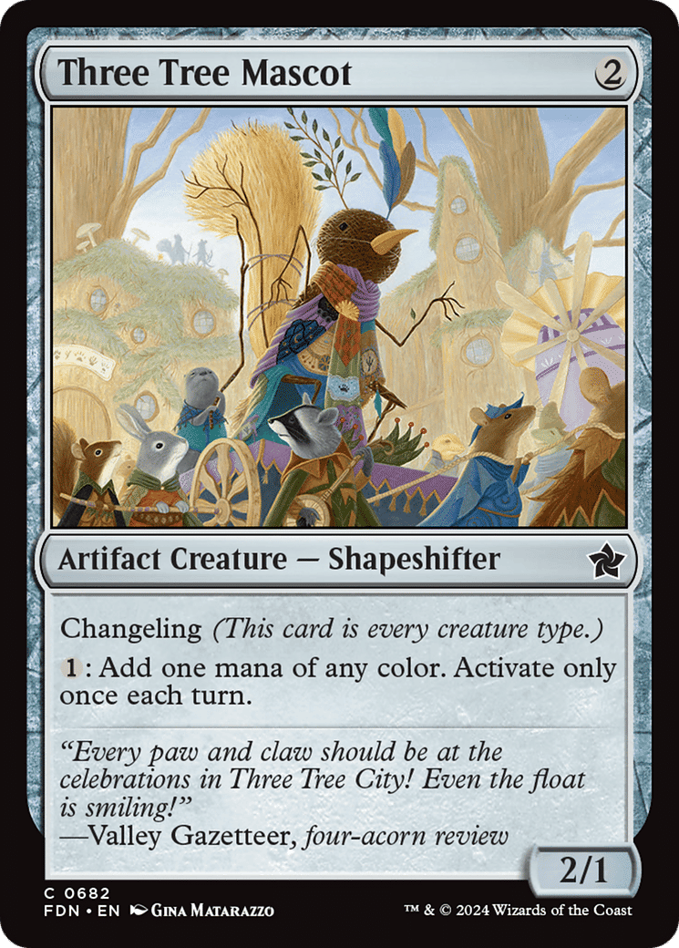 Three Tree Mascot — Foundations — Magic: The Gathering