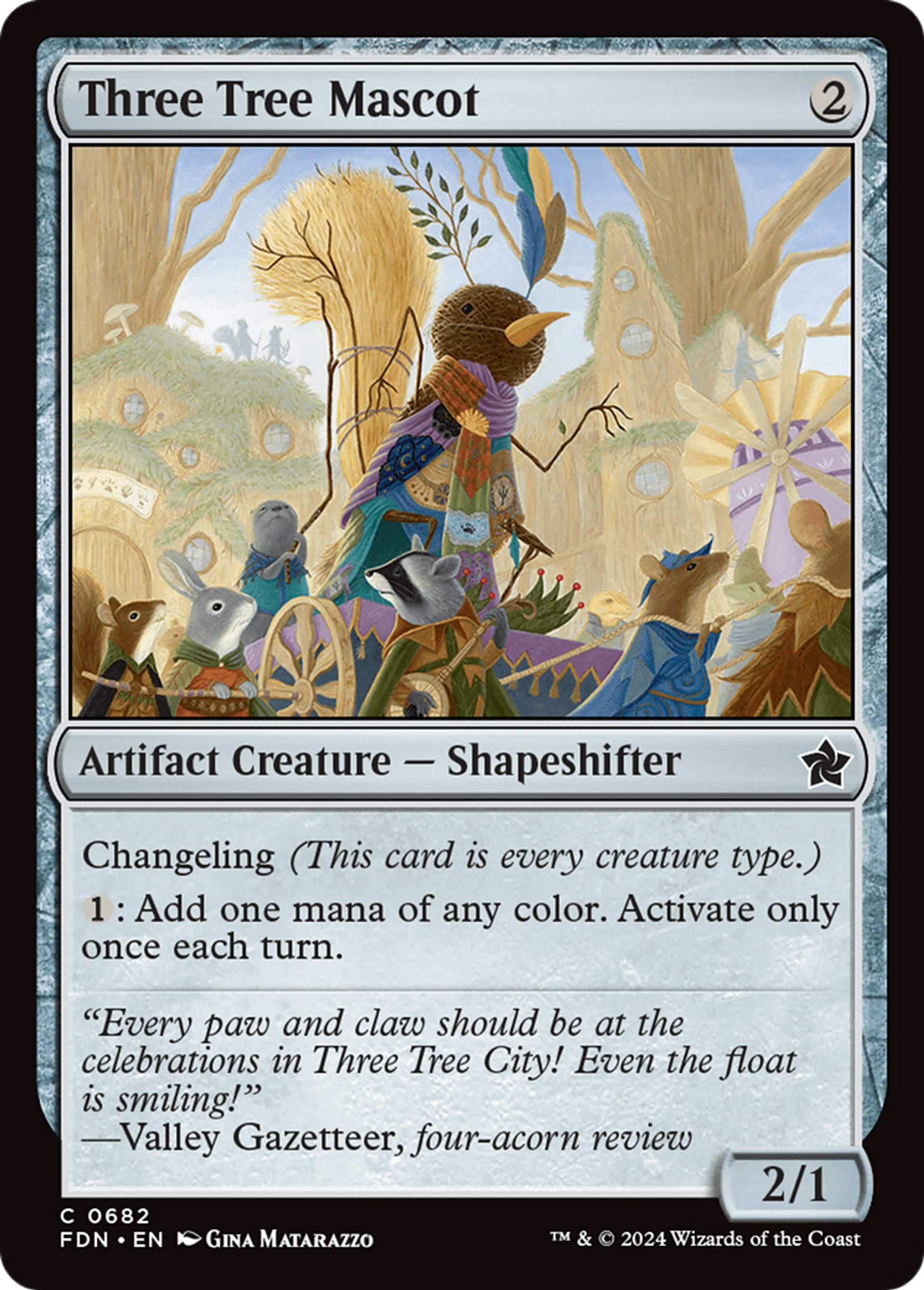 Mascotte des Trois arbres — Foundations — Magic: The Gathering
