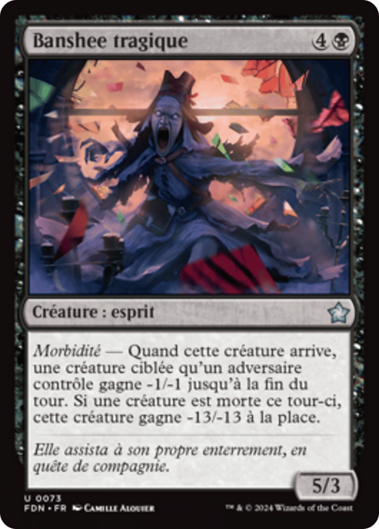Banshee tragique — Foundations — Magic: The Gathering