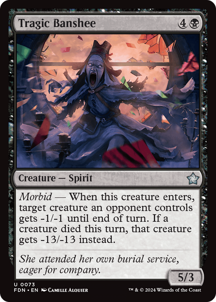 Tragic Banshee — Foundations — Magic: The Gathering