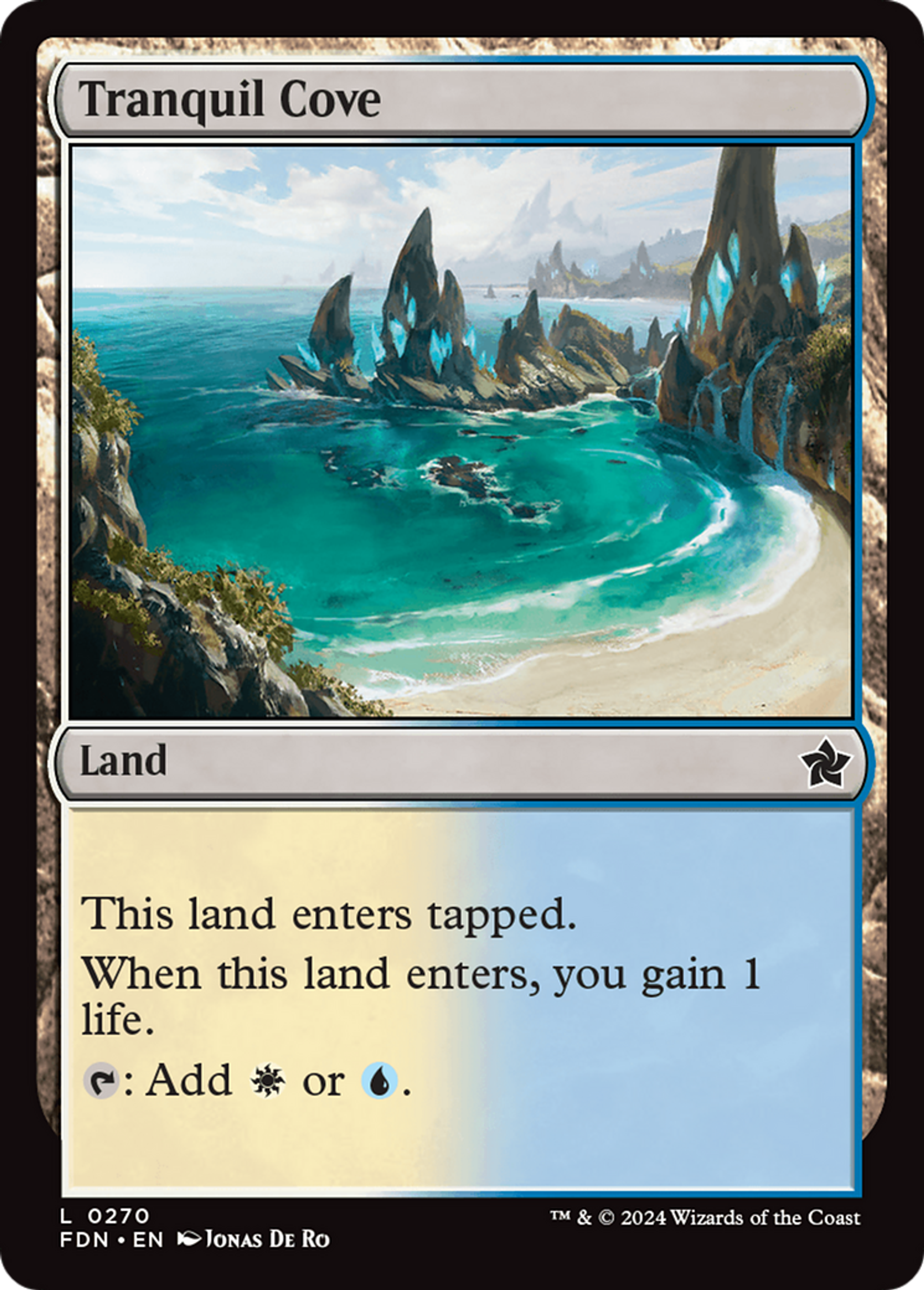 Crique tranquille — Foundations — Magic: The Gathering