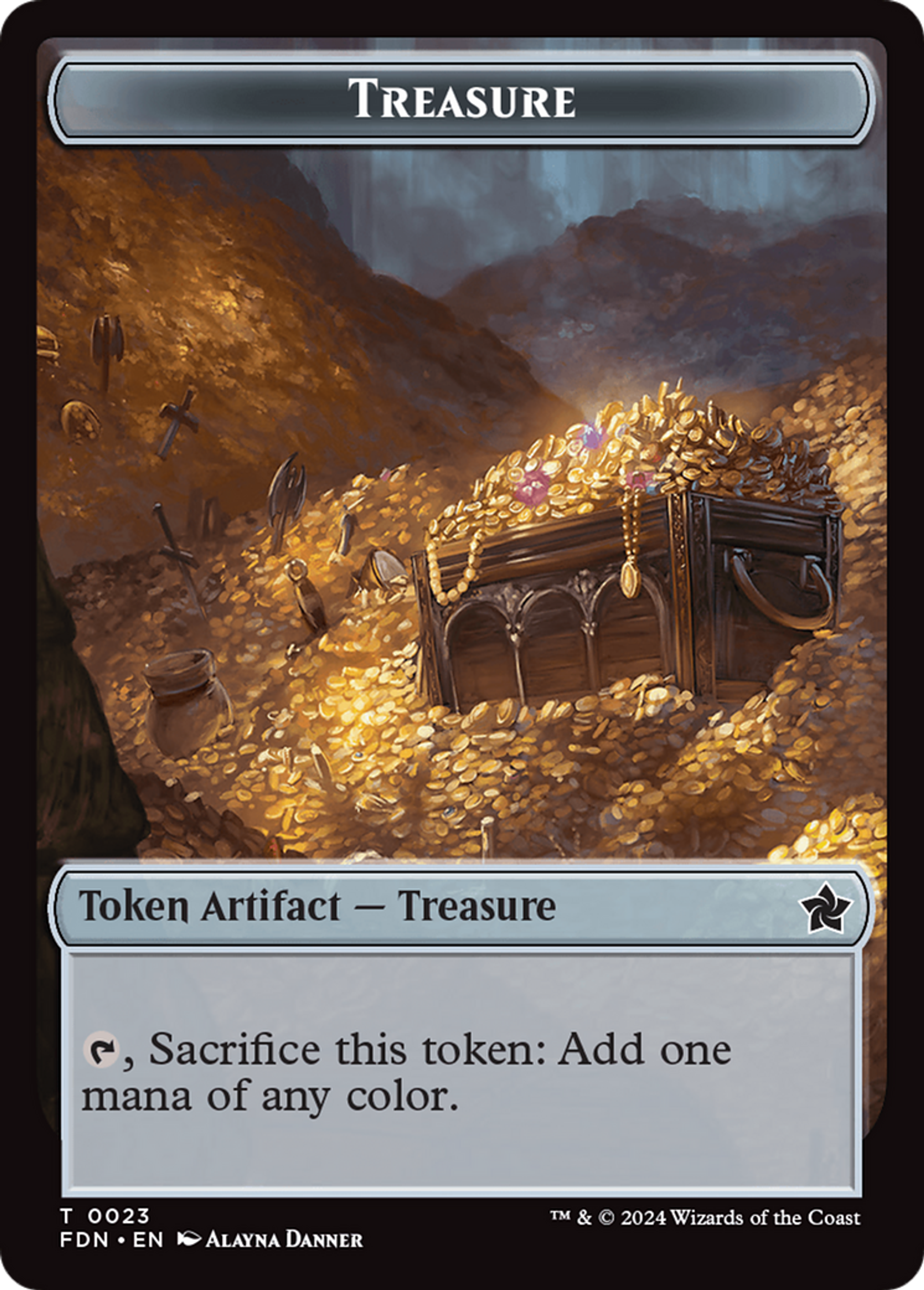 Treasure — Foundations — Magic: The Gathering