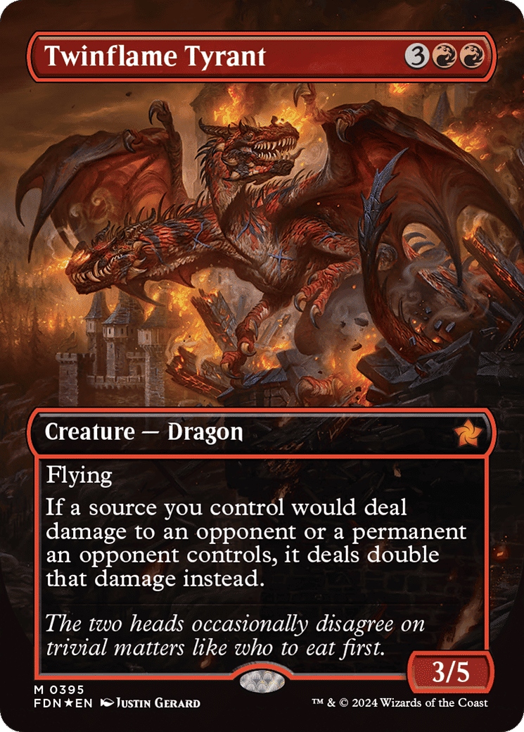 Twinflame Tyrant — Foundations — Magic: The Gathering