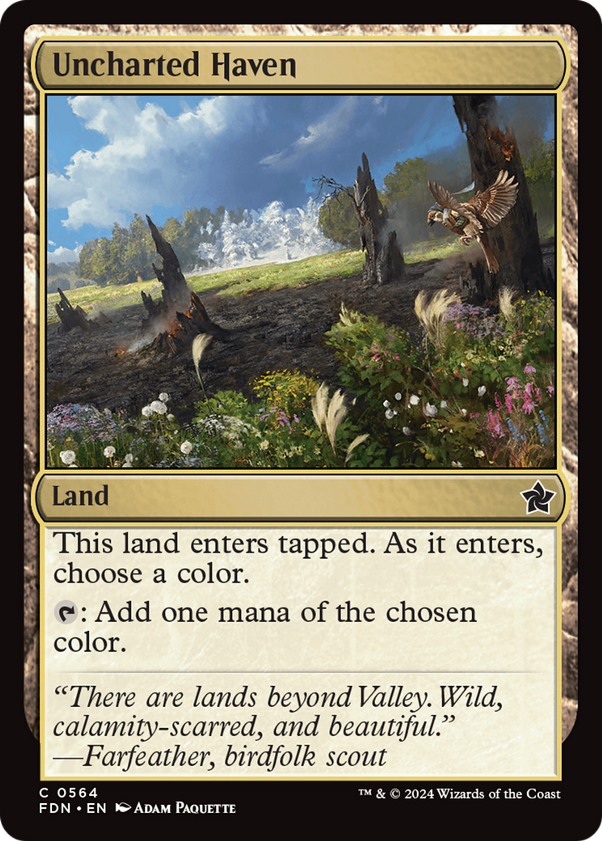 Havre inexploré — Foundations — Magic: The Gathering
