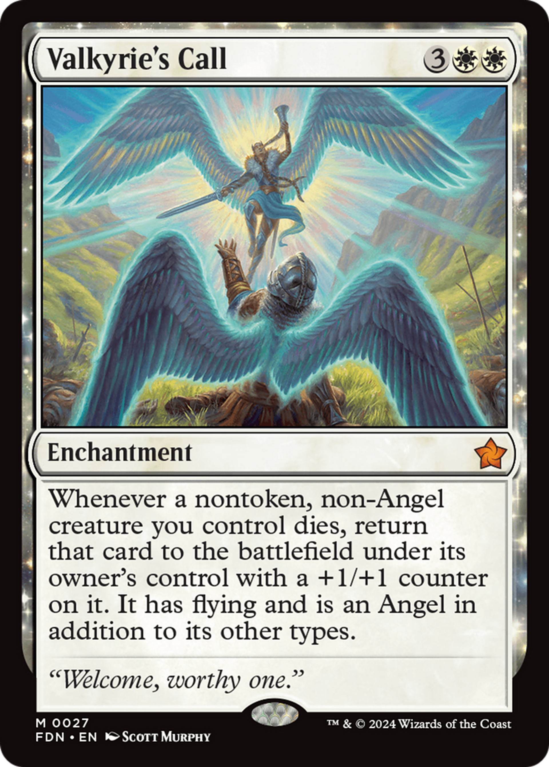 Appel de la valkyrie — Foundations — Magic: The Gathering