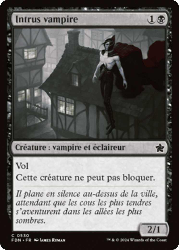 Intrus vampire — Foundations — Magic: The Gathering