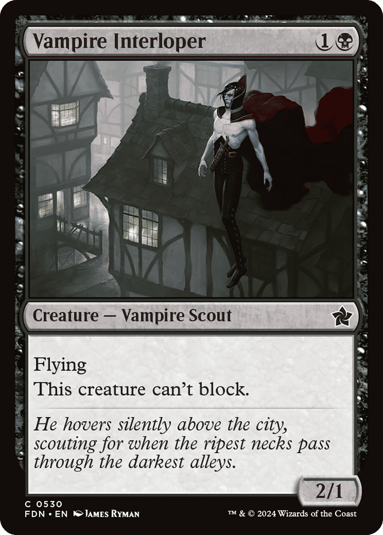 Vampire Interloper — Foundations — Magic: The Gathering